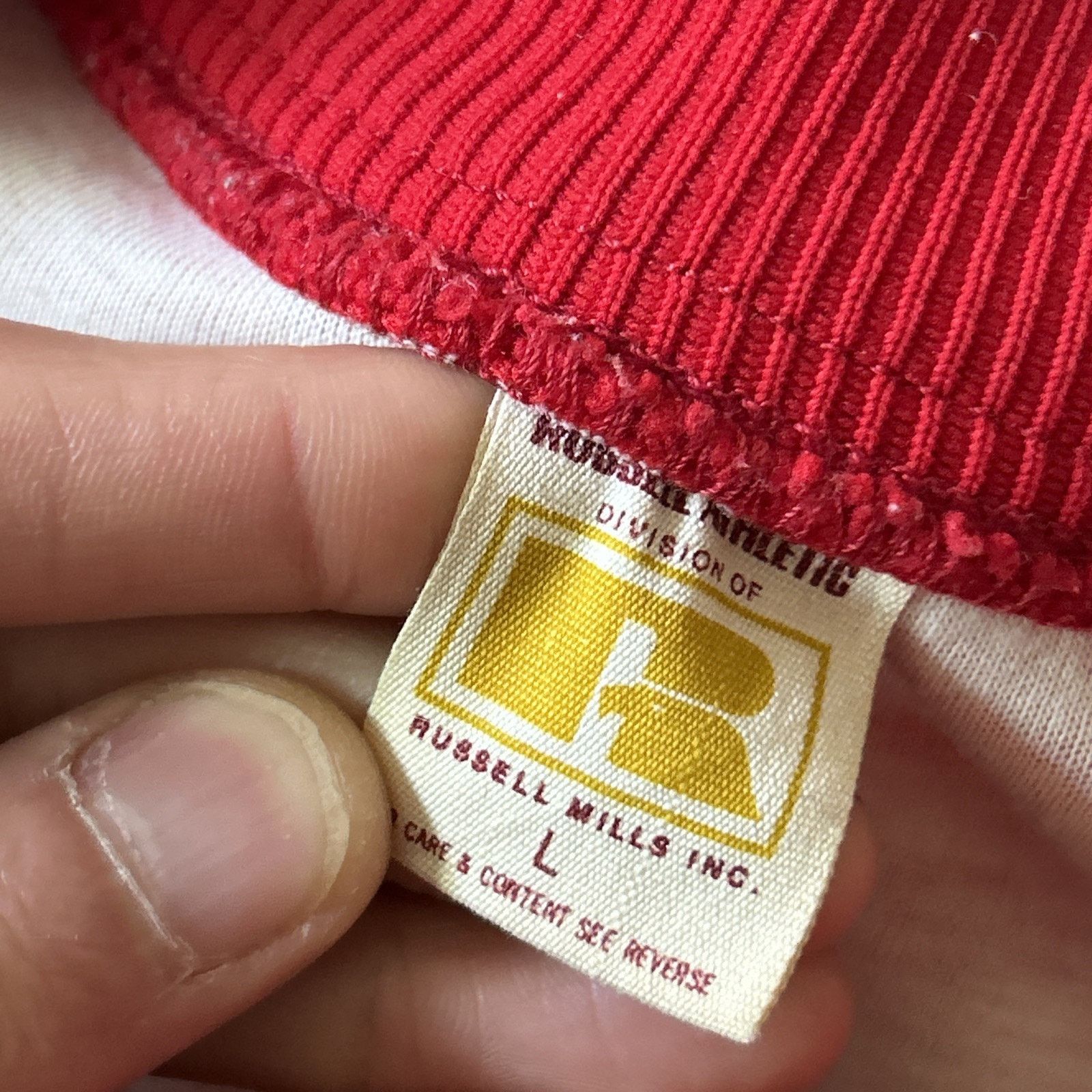 Russell Athletic 1960s VTG Russell Varsity Sports Jacket Men Large R Martinez Size US L / EU 52-54 / 3 - 3 Thumbnail