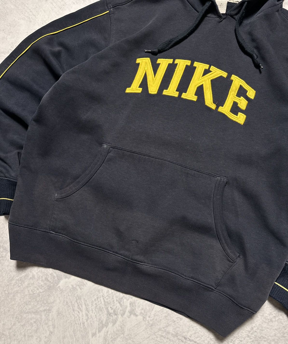 Nike × Vintage 00s Nike Vintage Big Logo Oversize Hoodie Y2K Size US M / EU 48-50 / 2 - 5 Thumbnail