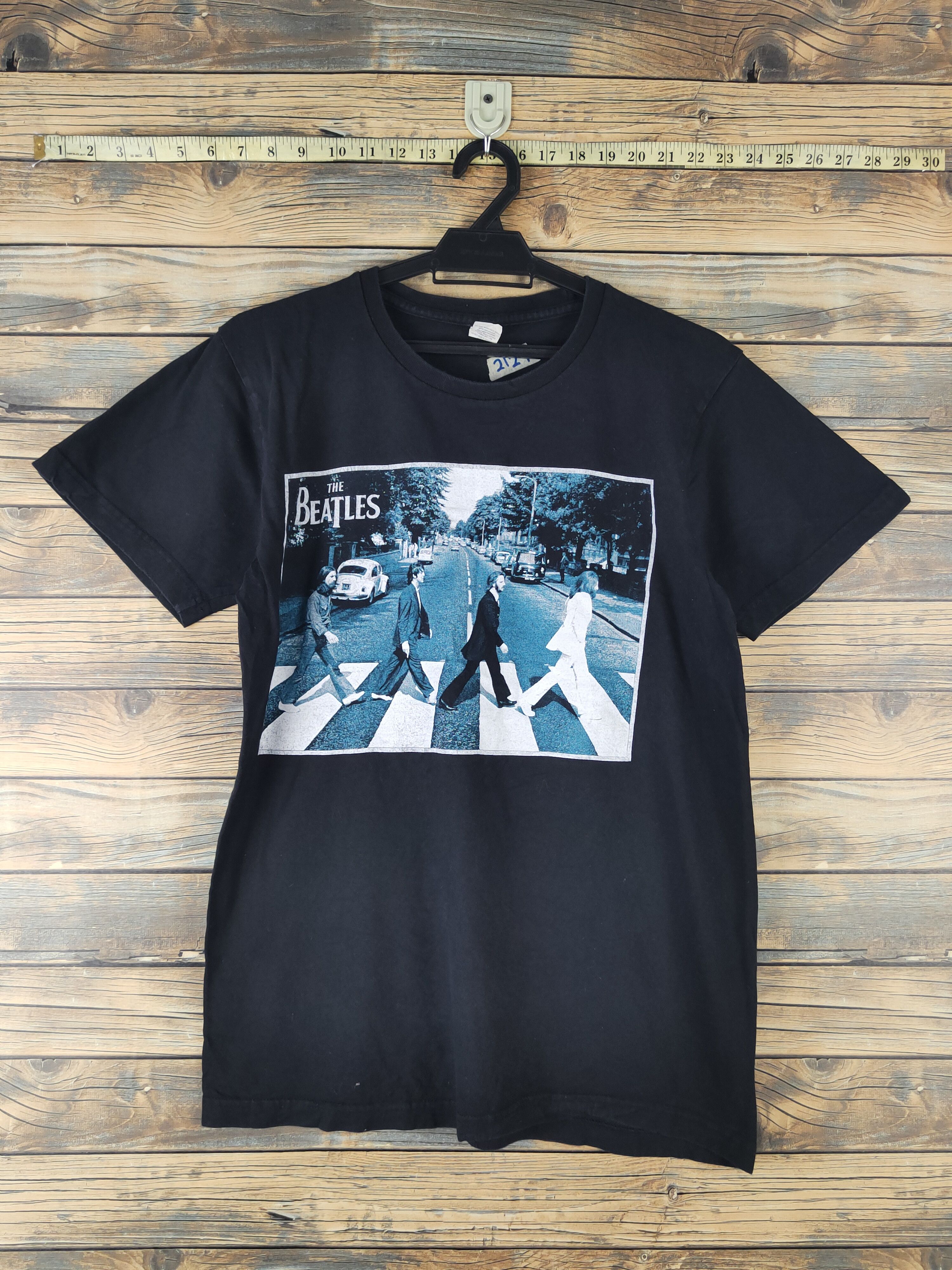 Band Tees × Vintage DL Sel Black The Beatles Short Sleeve T-shirt #2129 Size US M / EU 48-50 / 2 - 1 Thumbnail