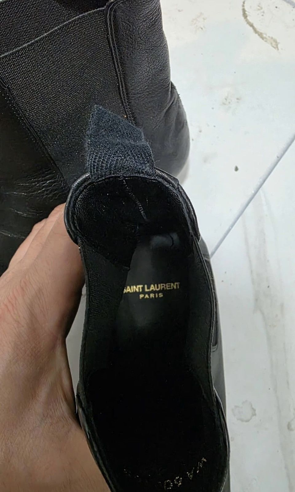 Saint Laurent Paris Vassili Leather Ankle Boots Size US 9 / EU 42 - 3 Thumbnail