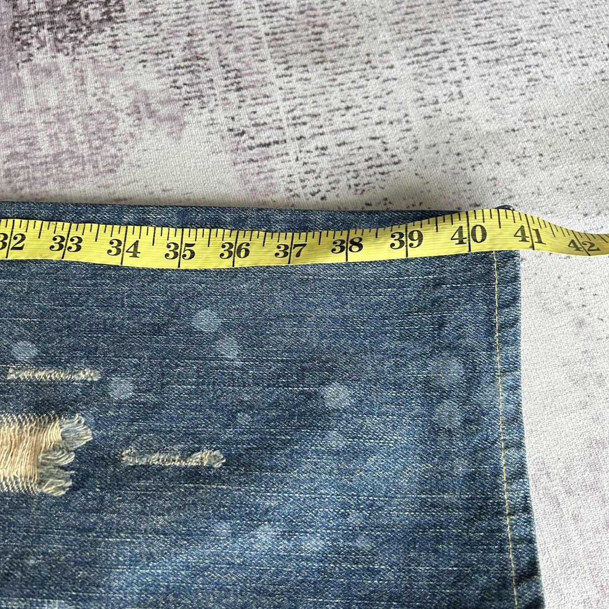 Tornado Mart Y2k Punk Distressed Nicole Jeans Size US 35 - 20 Thumbnail