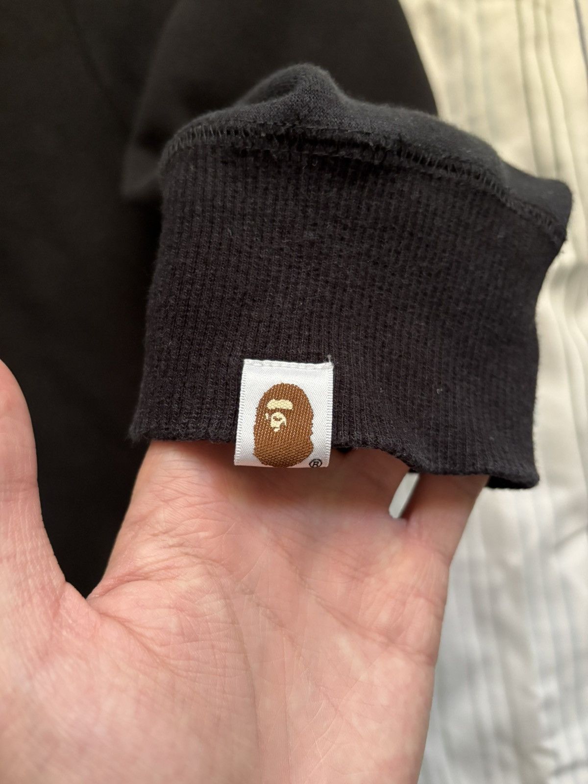 Bape Bape NYC Logo Black Crewneck Size US L / EU 52-54 / 3 - 6 Thumbnail