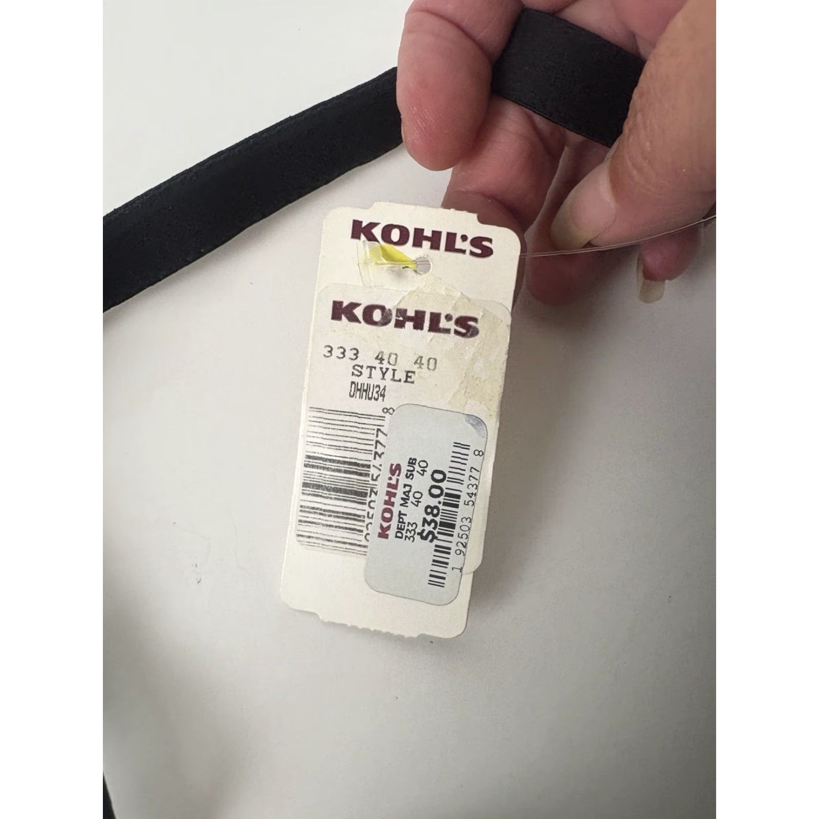 Hanes Hanes Lightly Padded T-Shirt Bra Womens 38DD Black Opaque Underwire Size ONE SIZE - 6 Thumbnail