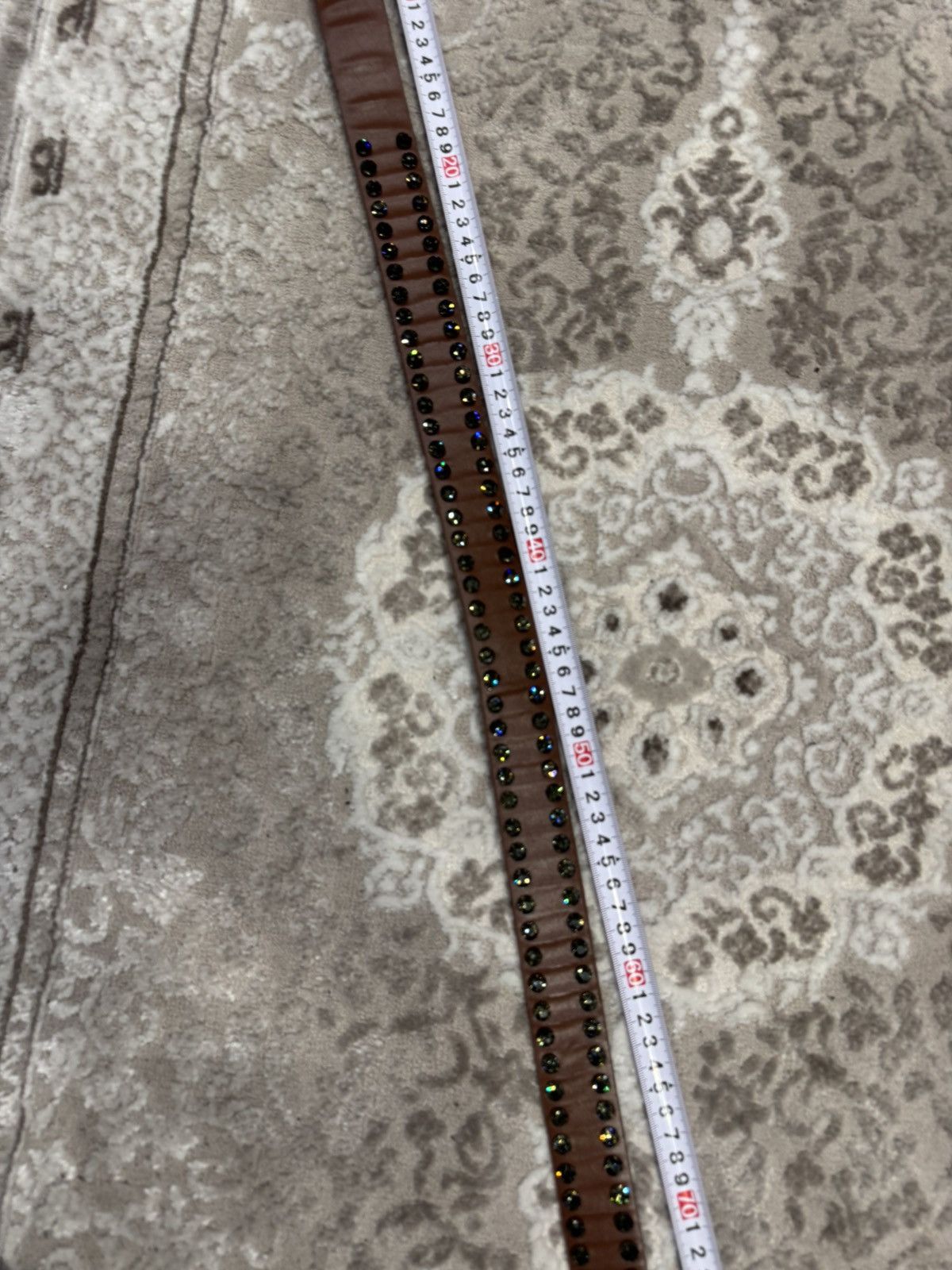 Japanese Brand 00’s NUMBER NINE STYLE FACE LEATHER RARE Y2K BELT VINTAGE Size ONE SIZE - 6 Thumbnail