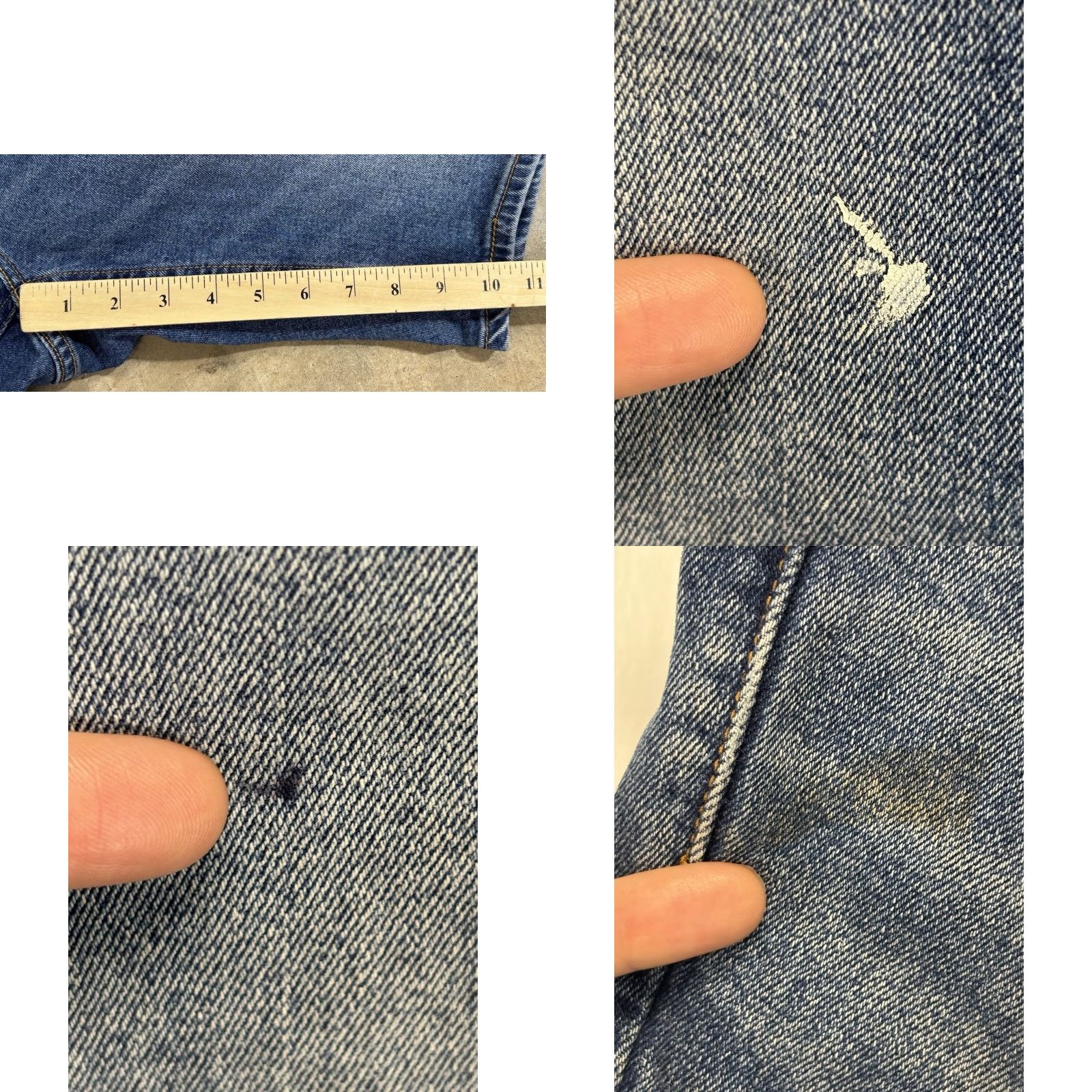 Levi's Levi's 541 Bermuda Shorts Mens 38 Blue Denim Distressed Grunge 90s Workwear Size US 38 / EU 54 - 8 Thumbnail