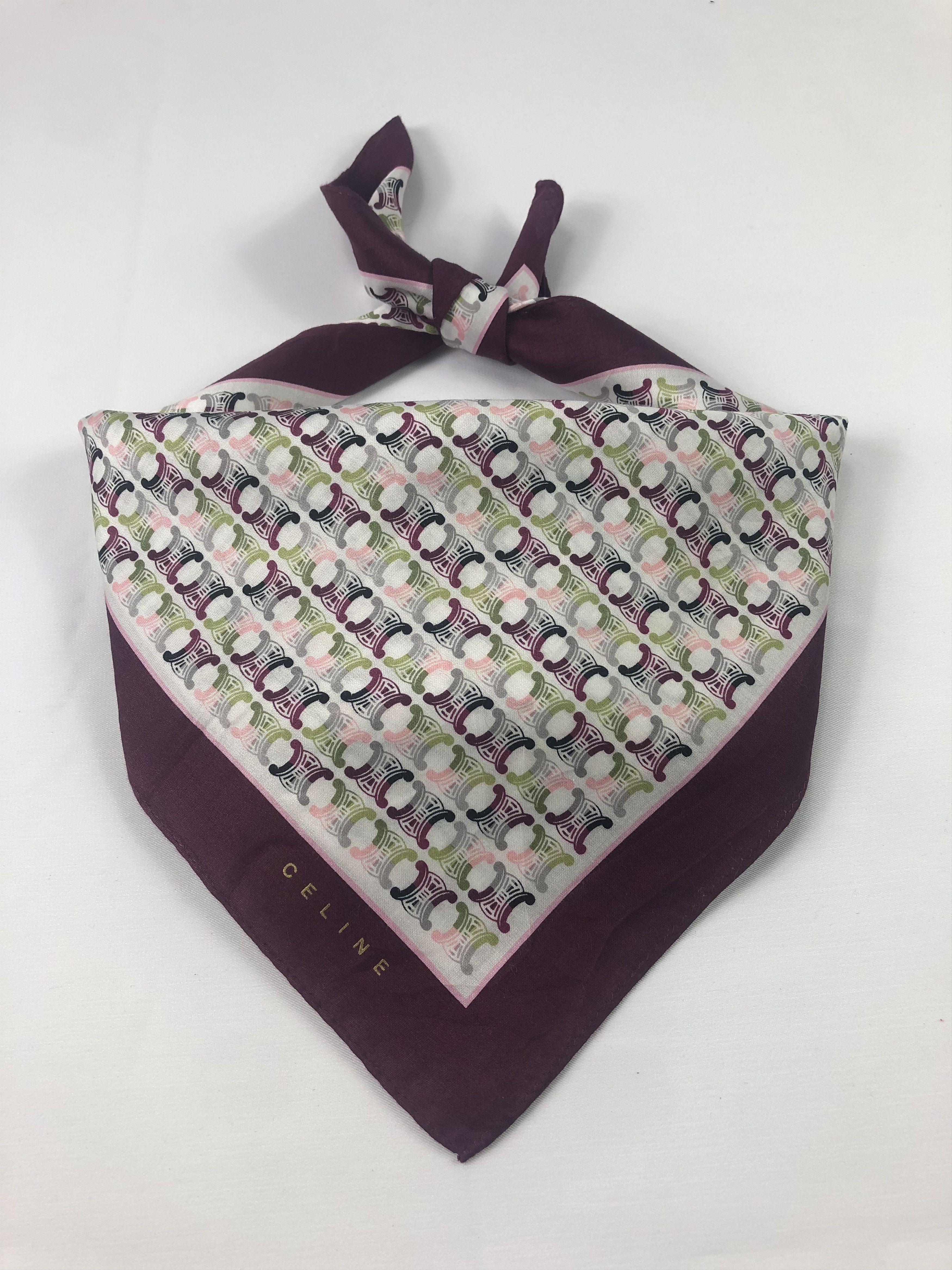 Celine Vintage Celine Handkerchief / Bandana / Neckerchief Size ONE SIZE - 2 Thumbnail