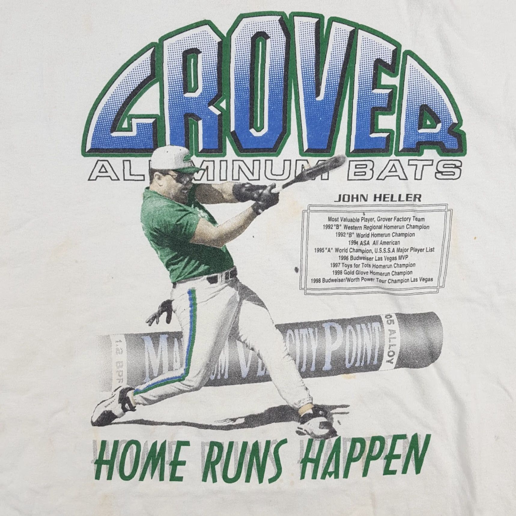 Delta Vintage Delta MLB T-Shirt Men XL White 90s Baseball Grunge Retro Sports Distressed Size US XL / EU 56 / 4 - 2 Thumbnail