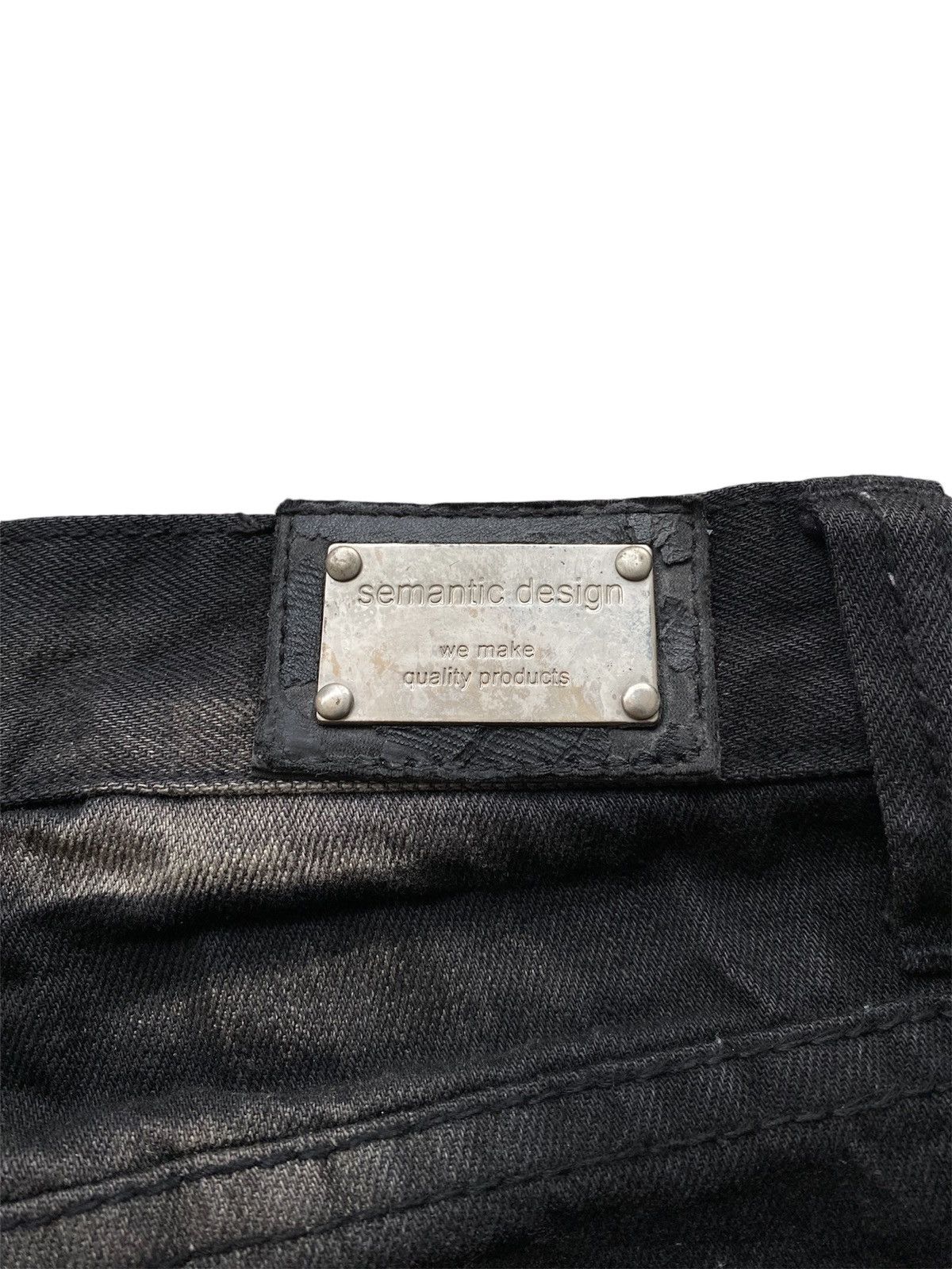 If Six Was Nine × Japanese Brand × Le Grande Bleu (L.G.B.) Semantic design splatter flare jeans Size US 31 - 10 Thumbnail