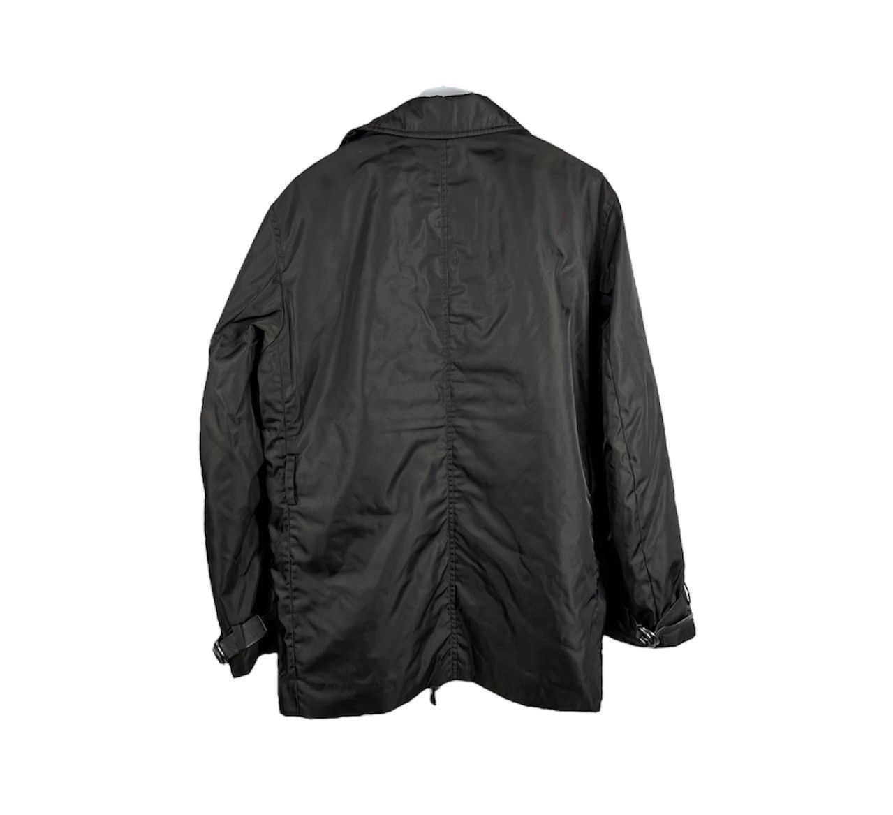 Prada Prada nylon classic jacket coat with leather casual italy Size M / US 6-8 / IT 42-44 - 2 Thumbnail