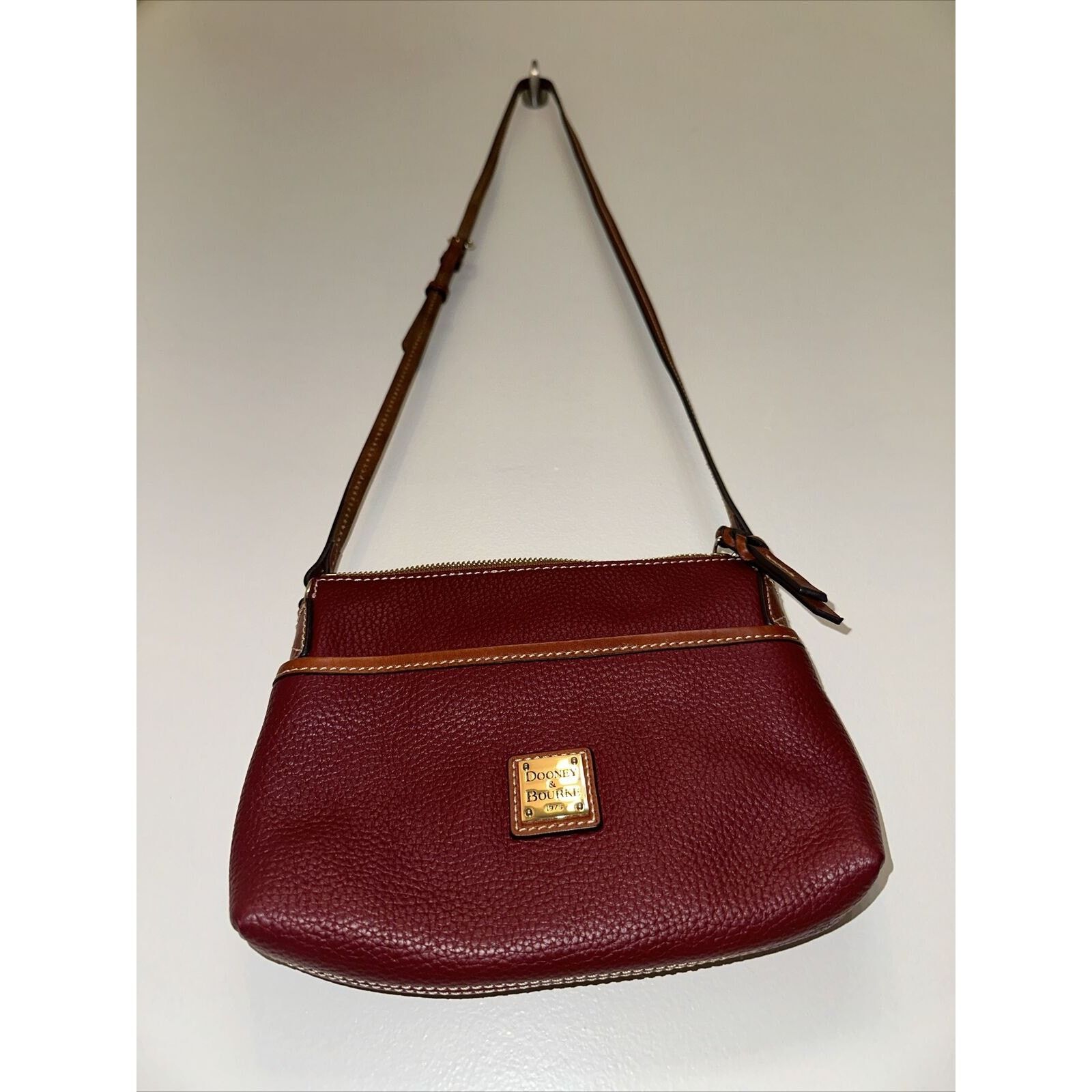 Dooney & Bourke Dooney & Bourke Pebble Leather Ginger Pouchette Crossbody Size ONE SIZE - 11 Thumbnail