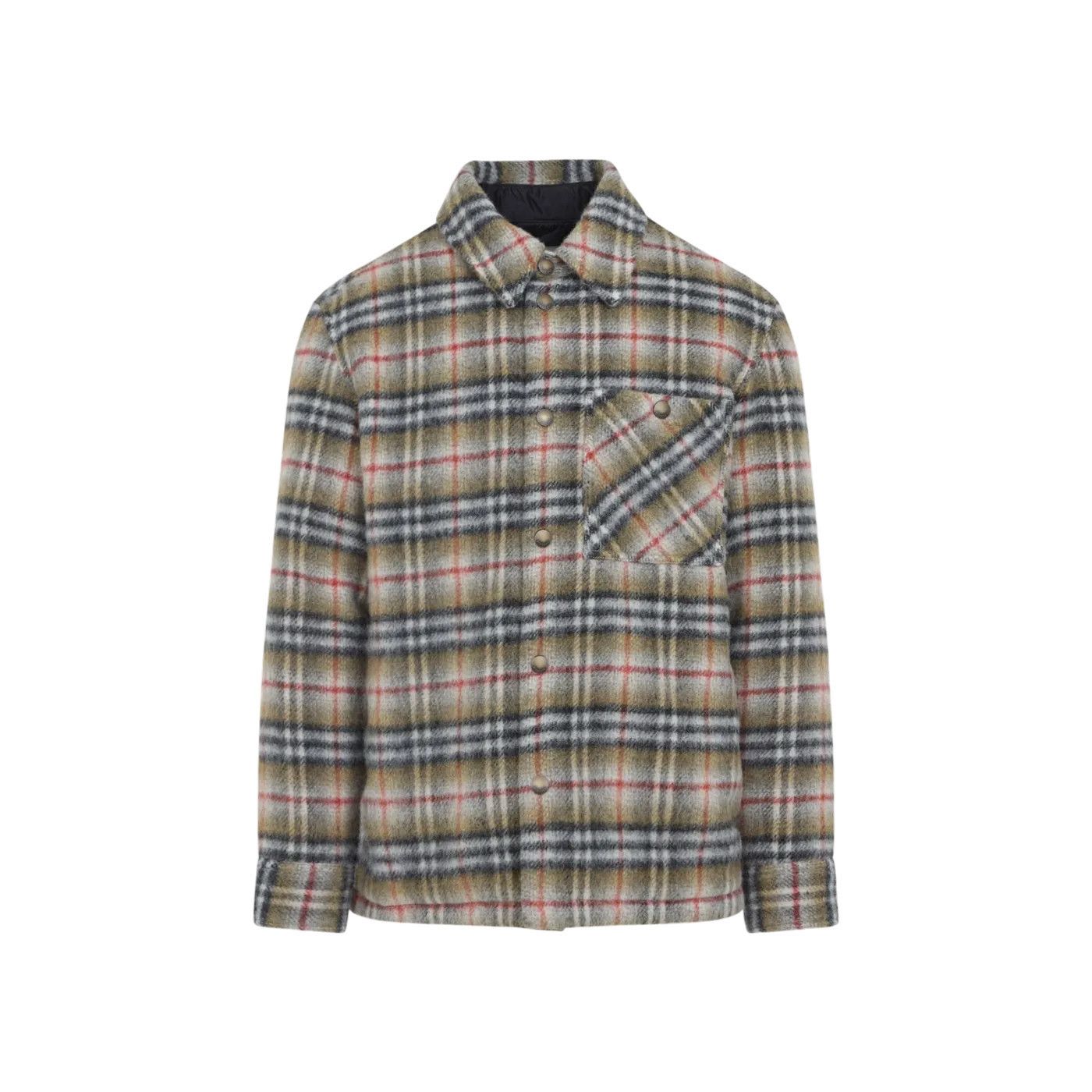 Burberry BURBERRY Beige/Check Jacket New & Authentic (Men's Size:M;) Size US M / EU 48-50 / 2 - 1 Thumbnail