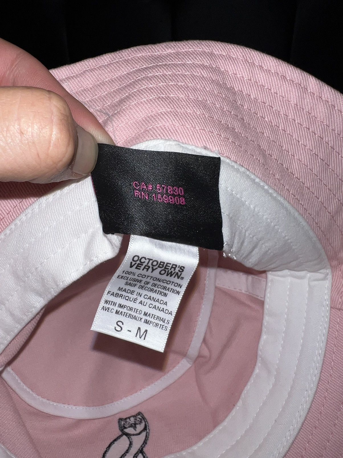 October's Very Own × Playboy Ovo x Playboy Pink Bucket Hat Medium Size ONE SIZE - 4 Thumbnail