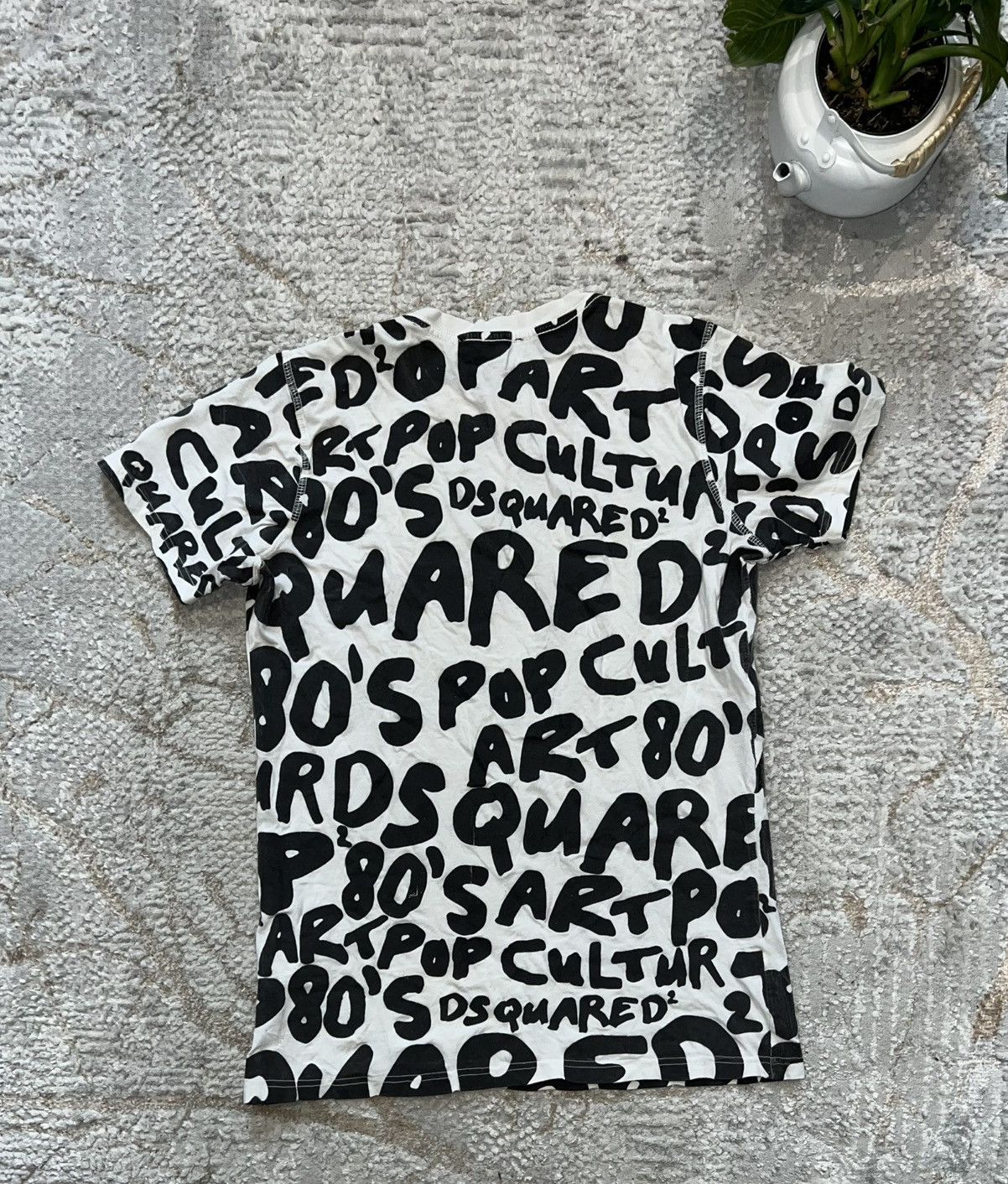 Dsquared2 DSQUARED2 MULTI LOGO T-SHIRT Y2K TEE Size US M / EU 48-50 / 2 - 2 Thumbnail