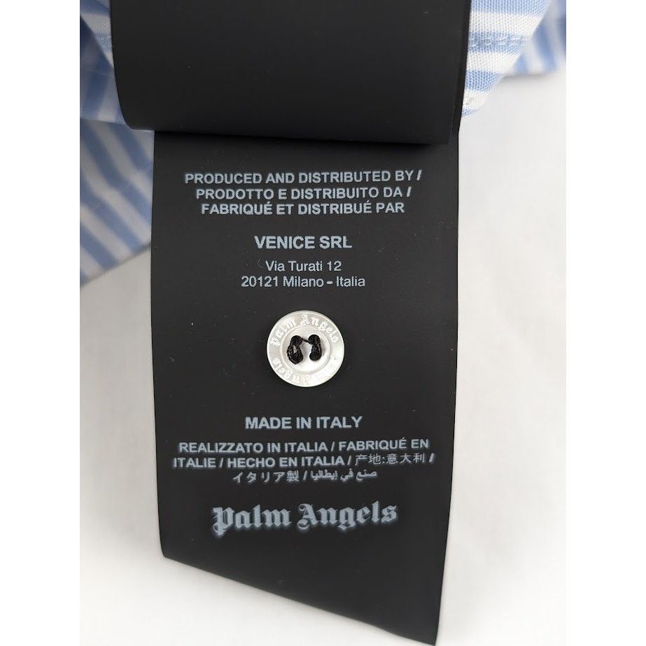 Palm Angels o1rshd1 Size: M/ Classic Logo Striped Boxer Light Blue Size US 32 / EU 48 - 17 Thumbnail