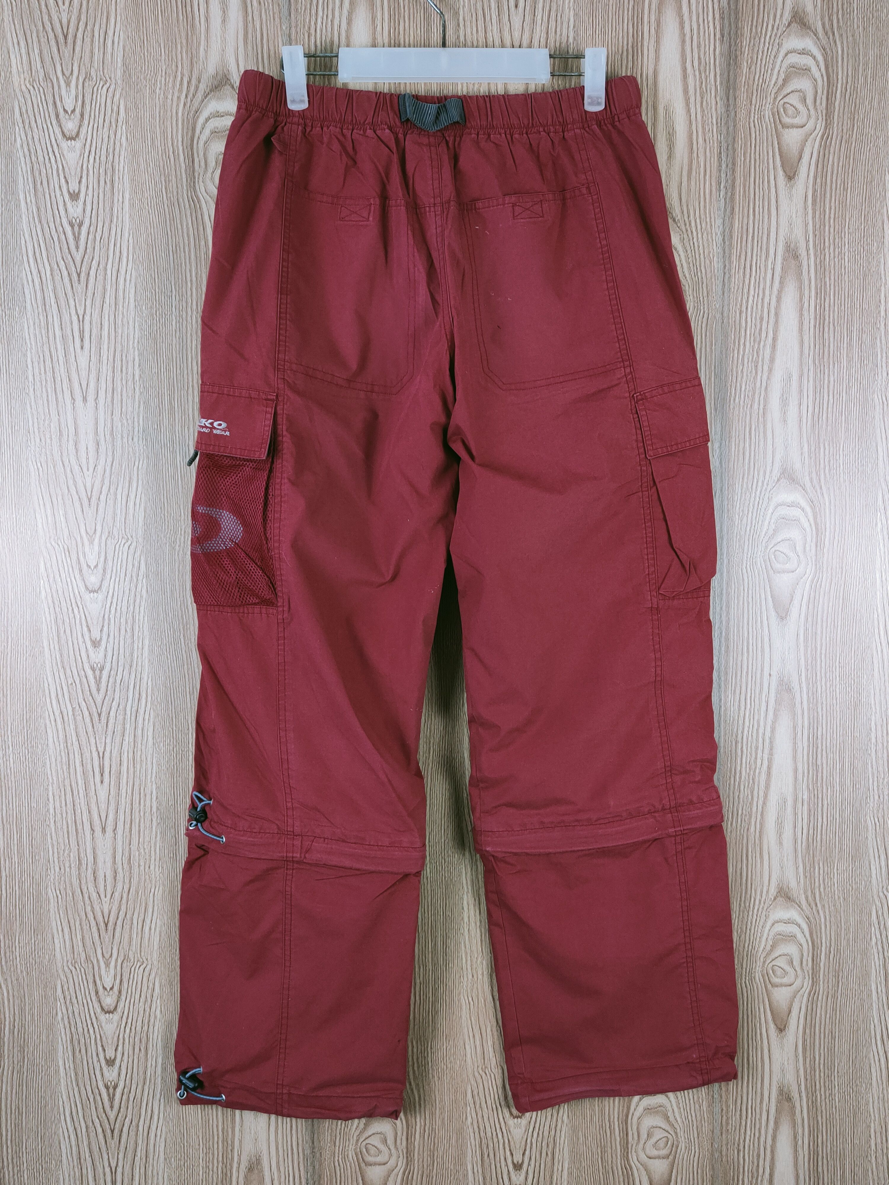 Japanese Brand Piko Red Multipocket sportwear surf Sweatpants #W391 Size US 31 - 8 Thumbnail