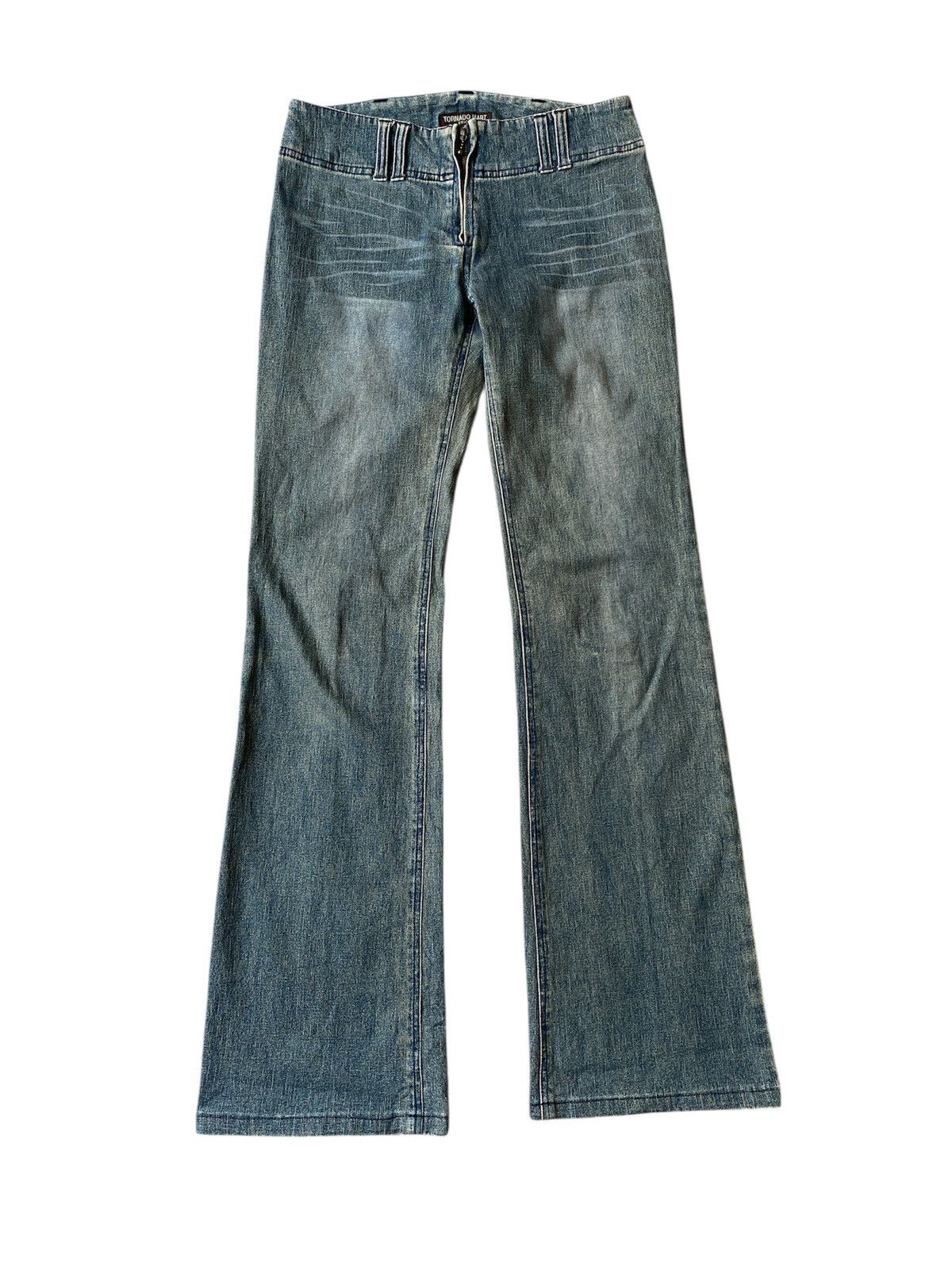 Tornado Mart Tornado Mart Femme Flare Jeans Size 28" / US 6 / IT 42 - 1 Thumbnail