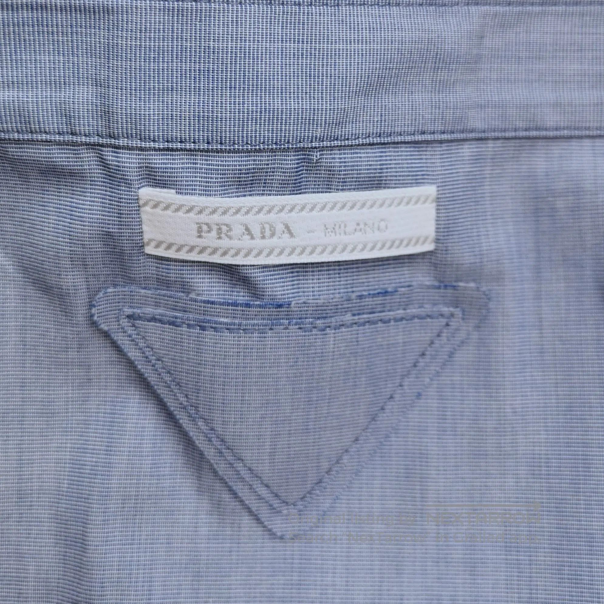 Prada Prada Cotton Triangle Logo Strapped Top . Size XS / US 0-2 / IT 36-38 - 3 Thumbnail