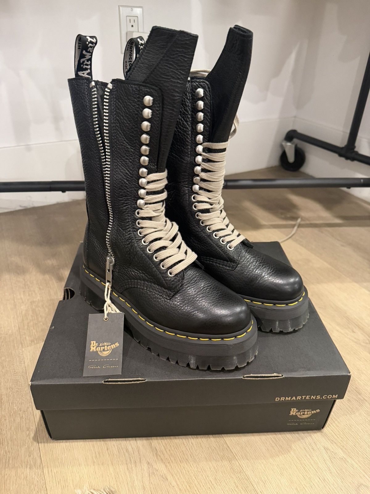 Dr. Martens × Rick Owens Rick Owens x Dr. Marten's 1918 Boot | Grailed