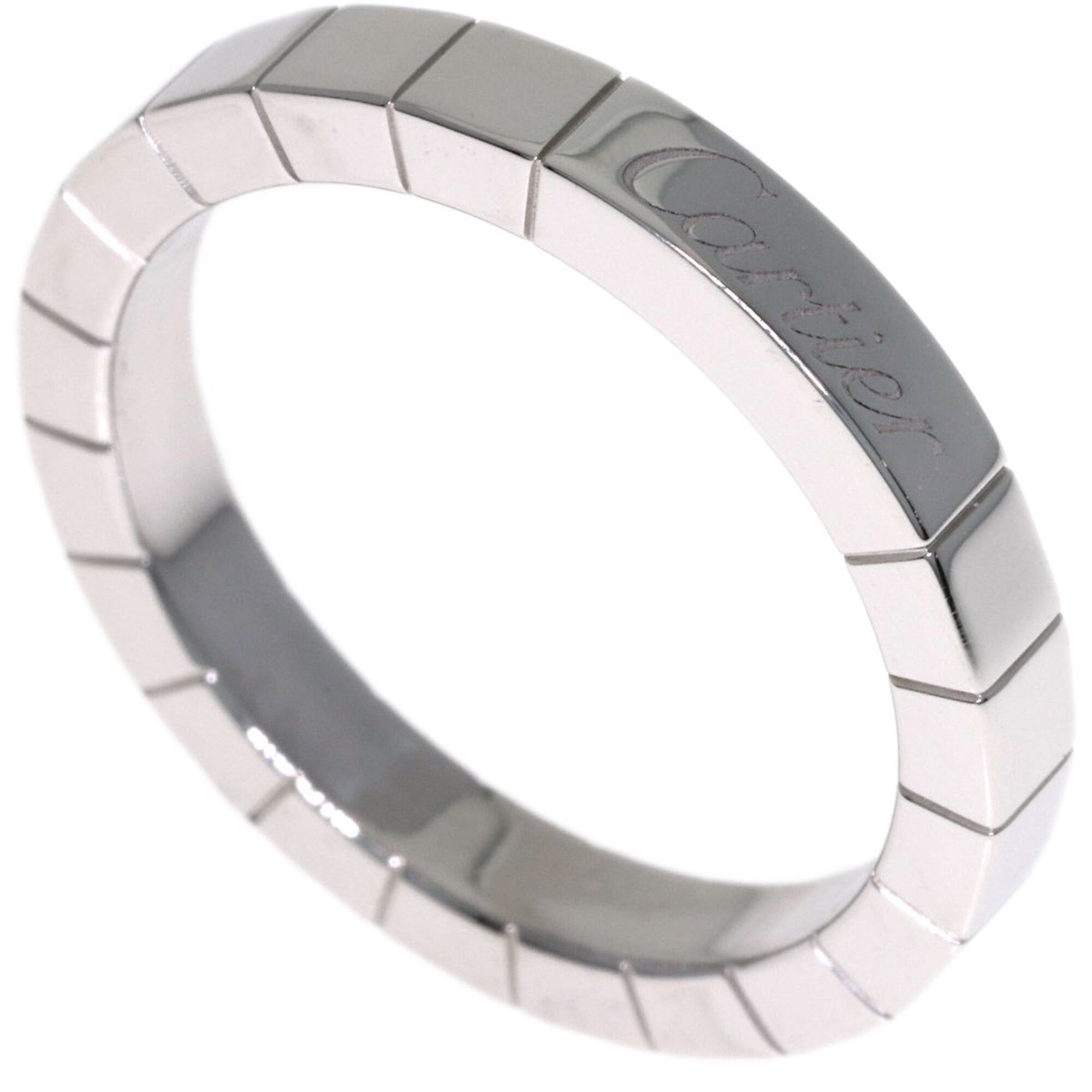 Cartier Cartier Lanieres #54 Ring, 18K White Gold, Women's, CARTIER Size ONE SIZE - 1 Thumbnail