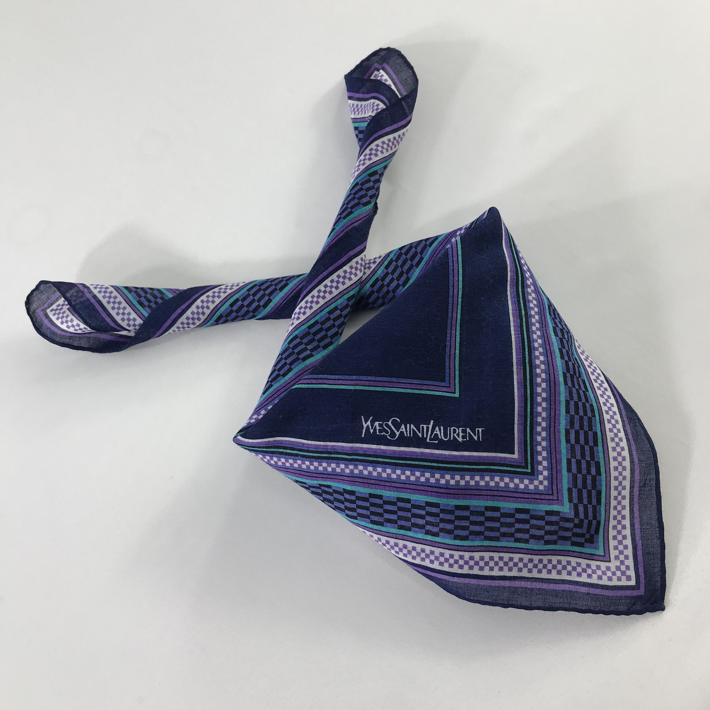 Yves Saint Laurent Bandana / Handkerchief /Neckerchief -S927