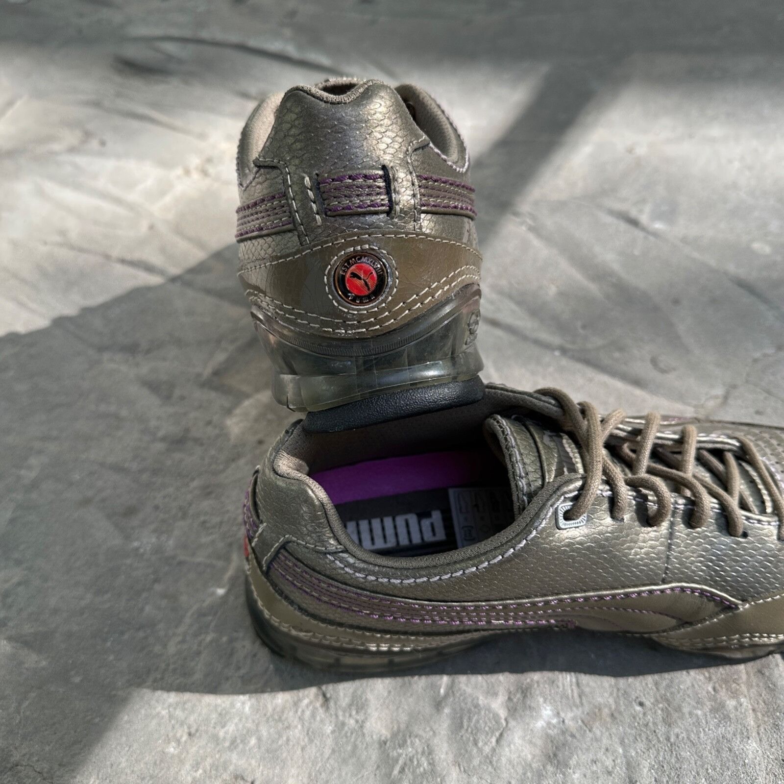 Puma Puma Cell Meio Vintage Rare Gold Bronze Sneakers 9009AC Size US 6 / IT 36 - 5 Thumbnail