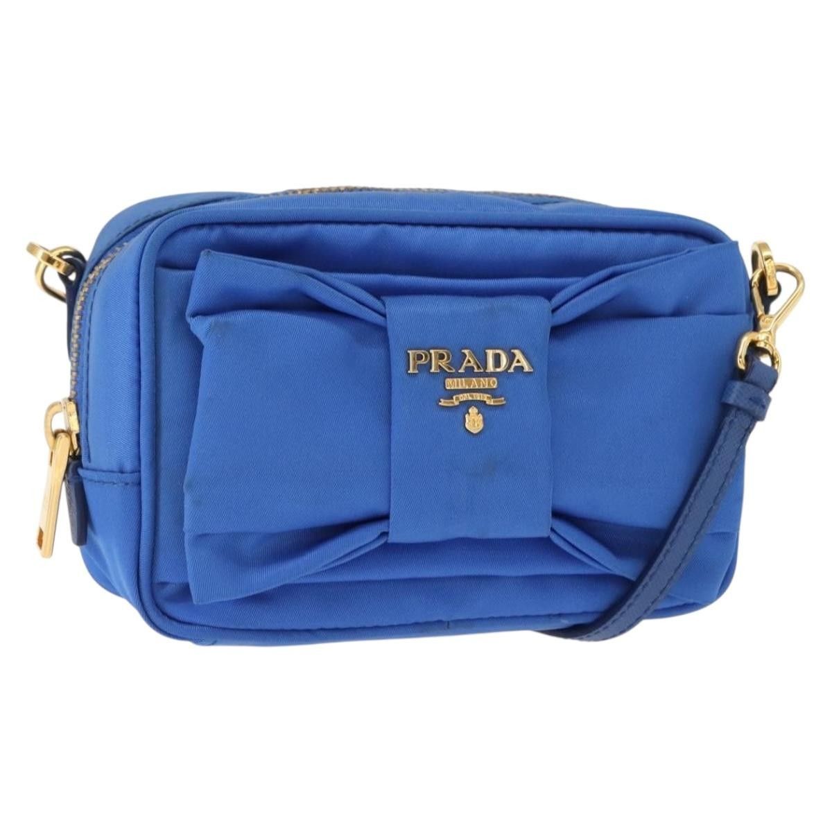 Prada Prada Bow Camera Crossbody Bag Tessuto Size ONE SIZE - 1 Thumbnail