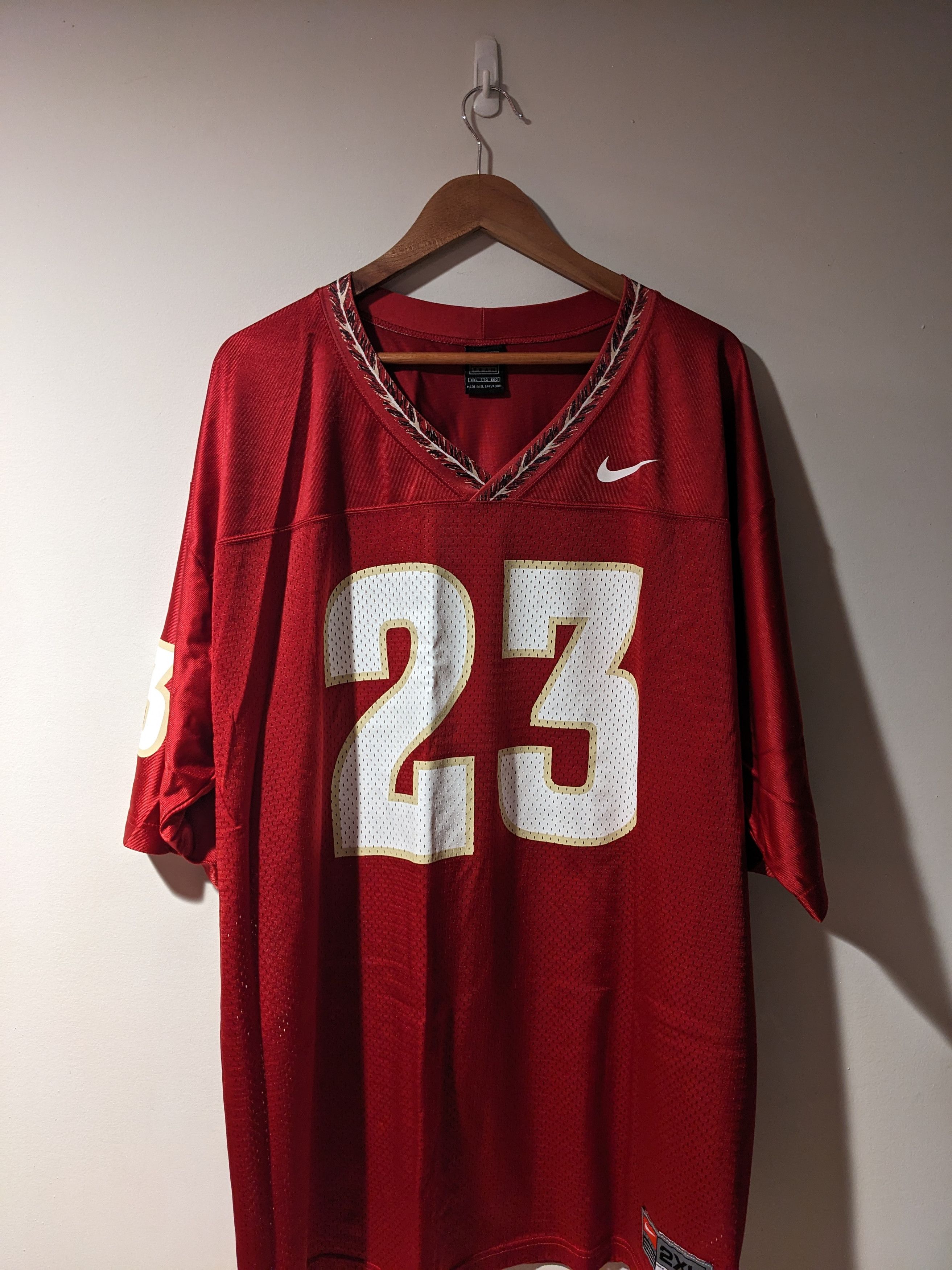NCAA Vintage Y2K Florida State Seminoles Nike College Jersey Size US XXL / EU 58 / 5 - 1 Thumbnail
