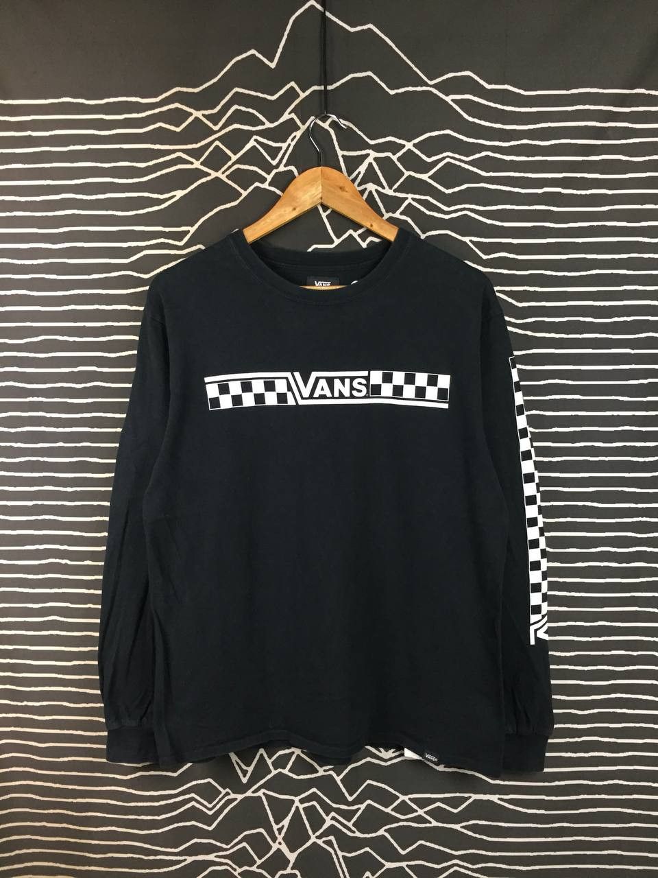 Vans Vans Off The Wall Checkerboard Long Sleeve Tee Size US M / EU 48-50 / 2 - 2 Thumbnail