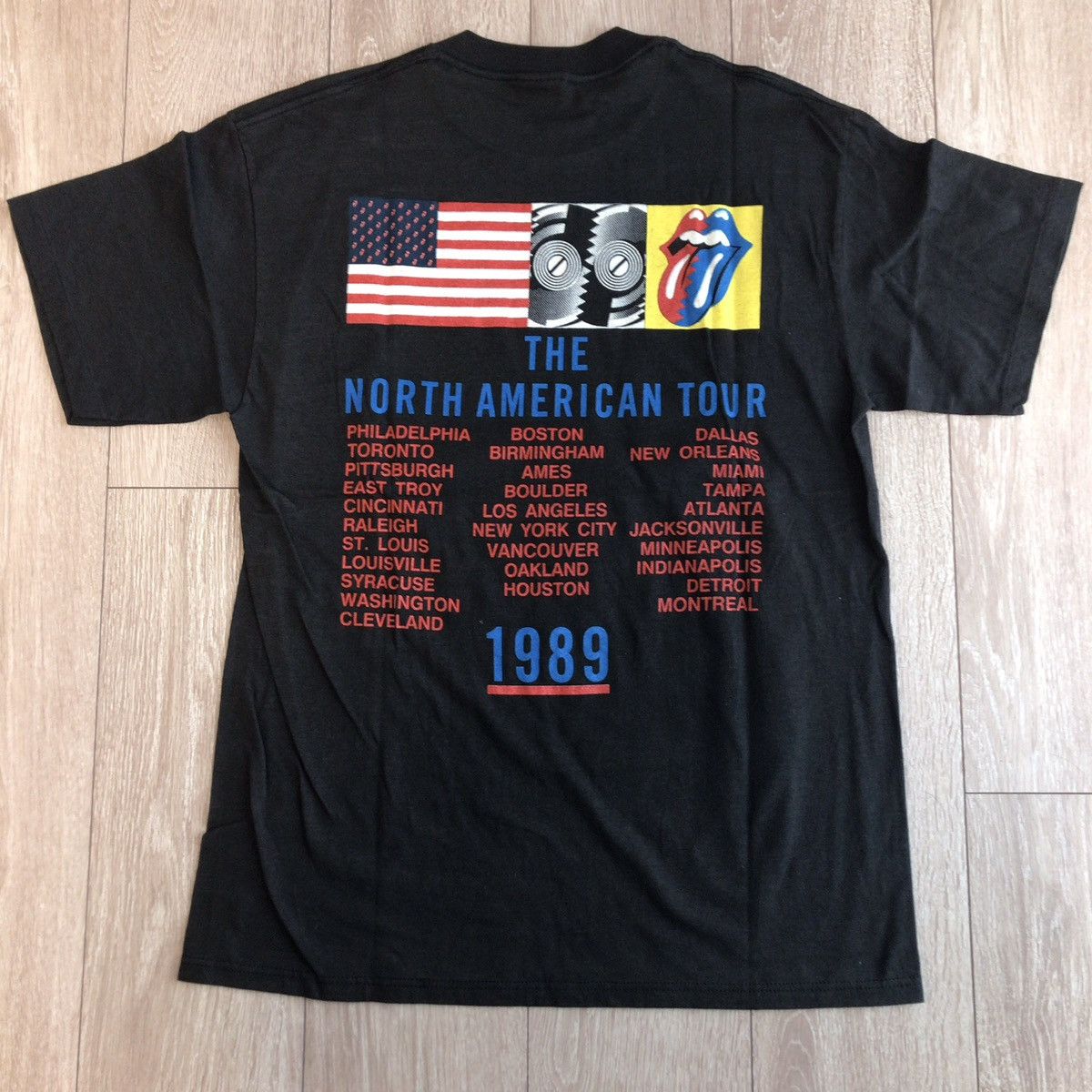The Rolling Stones Deadstock The Rolling Stones “1989 North American Tour” Tee Size US L / EU 52-54 / 3 - 3 Thumbnail