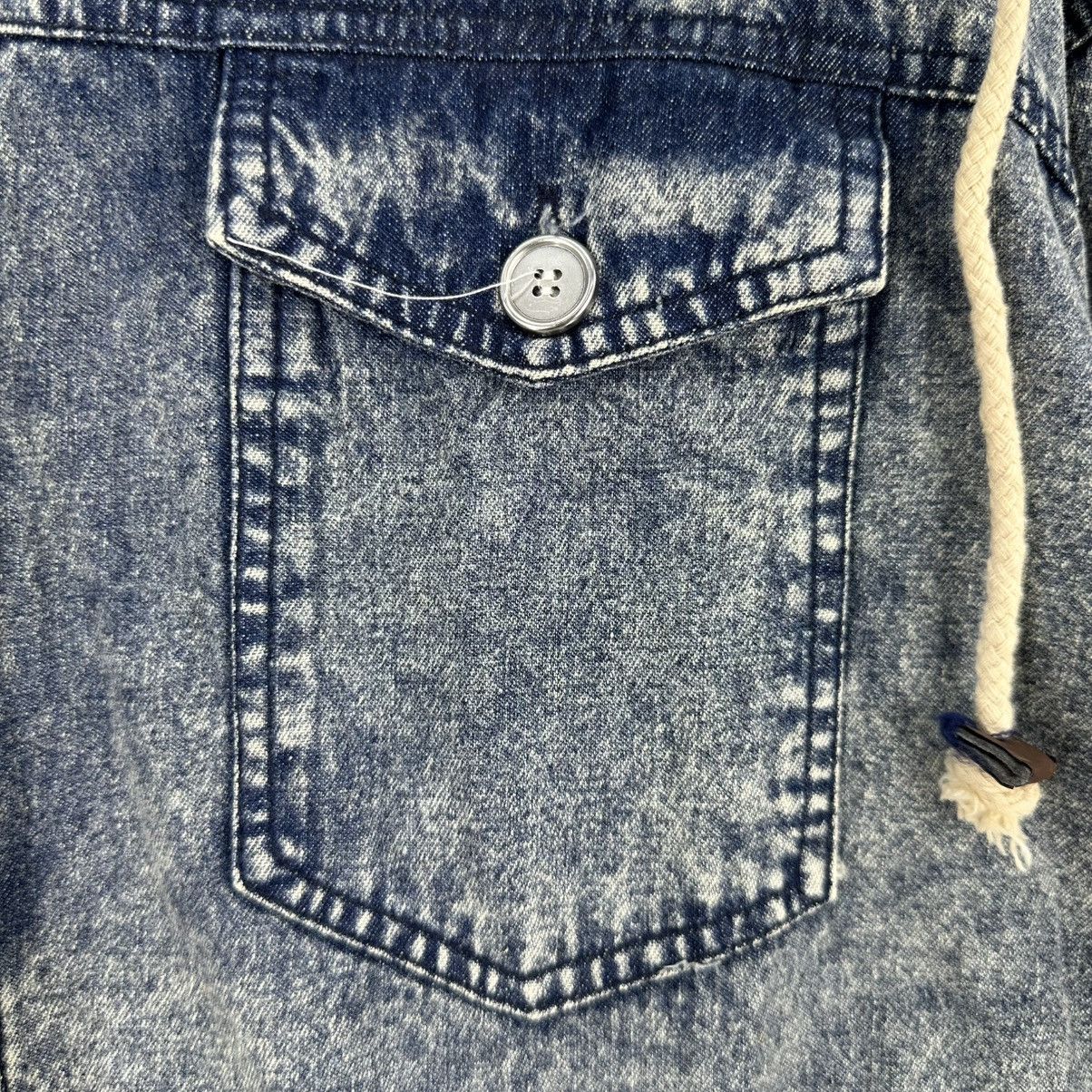 Japanese Brand × Vintage Vintage 90's Ladies Denim Jacket Hoodie by CRYX Size M / US 6-8 / IT 42-44 - 9 Thumbnail