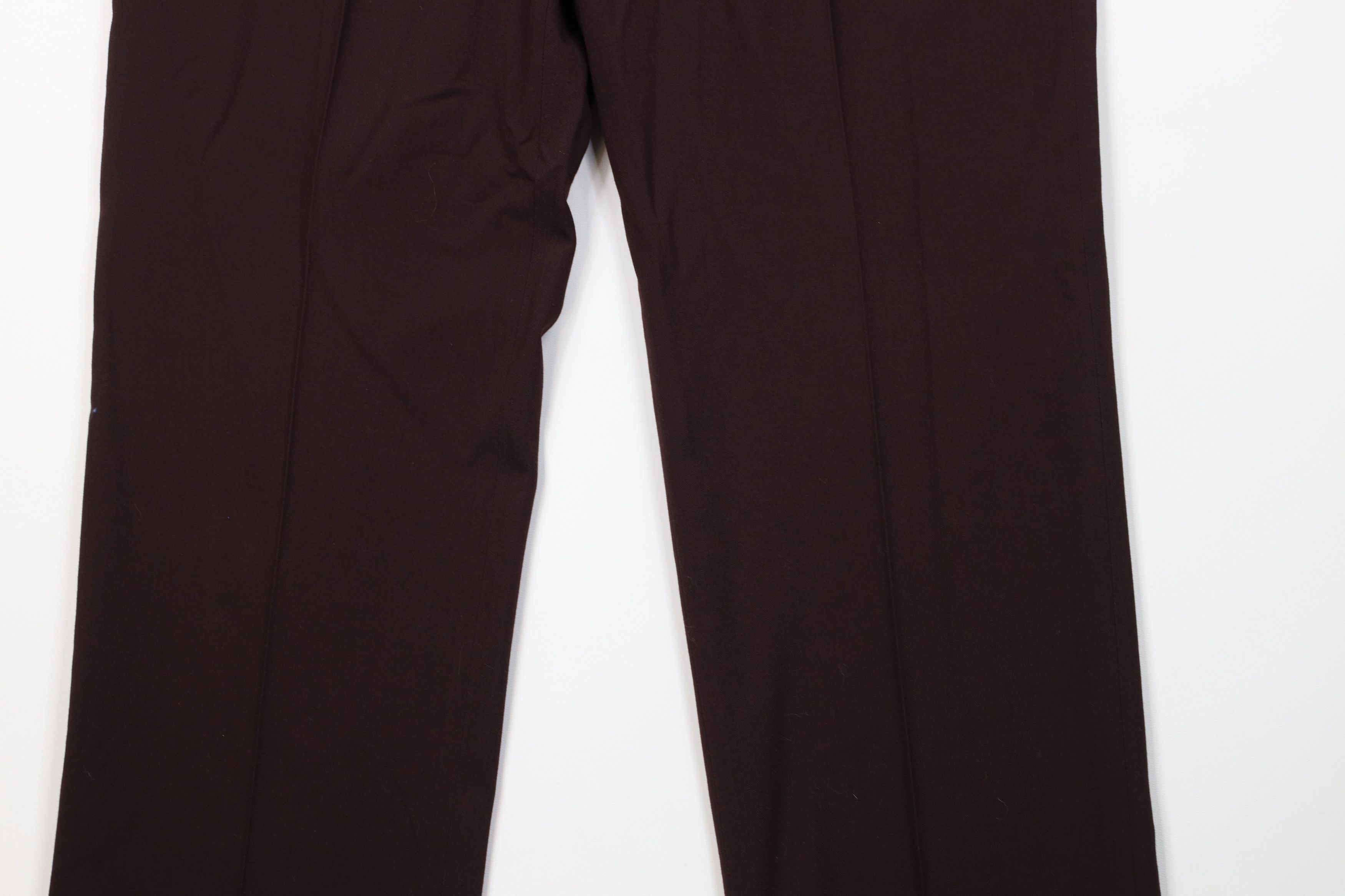 Vintage Vintage 70s Streetwear Gabardine Wide Leg Chino Pants Purple Size US 40 / EU 56 - 4 Thumbnail
