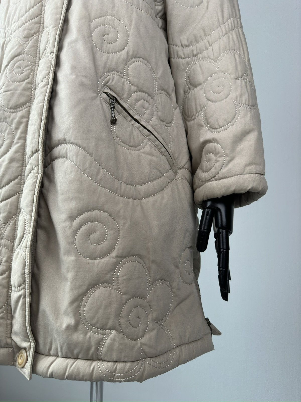 Gudrun Sjoden Vintage GUDRUN SJODEN Flower Jacket Hooded size S Size S / US 4 / IT 40 - 9 Thumbnail