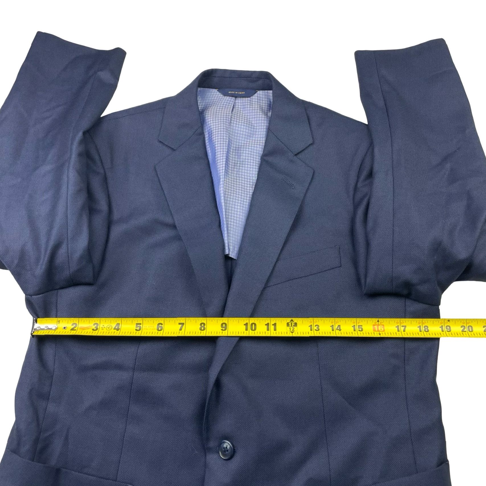 Brooks Brothers Brooks Brothers Blazer Navy 100% Wool 2-Button Single-Breasted Regular Fit Mens 40 Short Vintage No N/A Size 40R - 7 Thumbnail