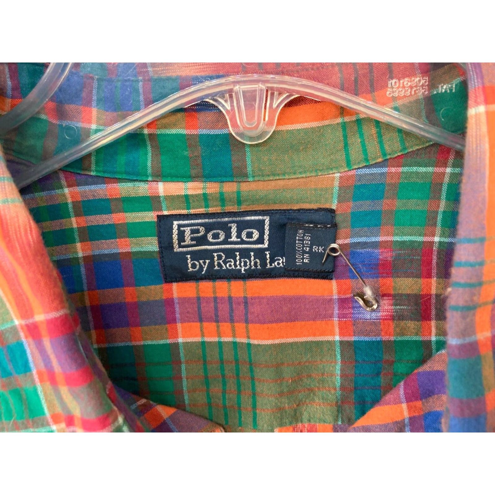 Polo Ralph Lauren Polo Ralph Lauren Large Men's Plaid Button-Up Shirt Long Sleeve Multicolor Preppy Casual Size US L / EU 52-54 / 3 - 7 Thumbnail