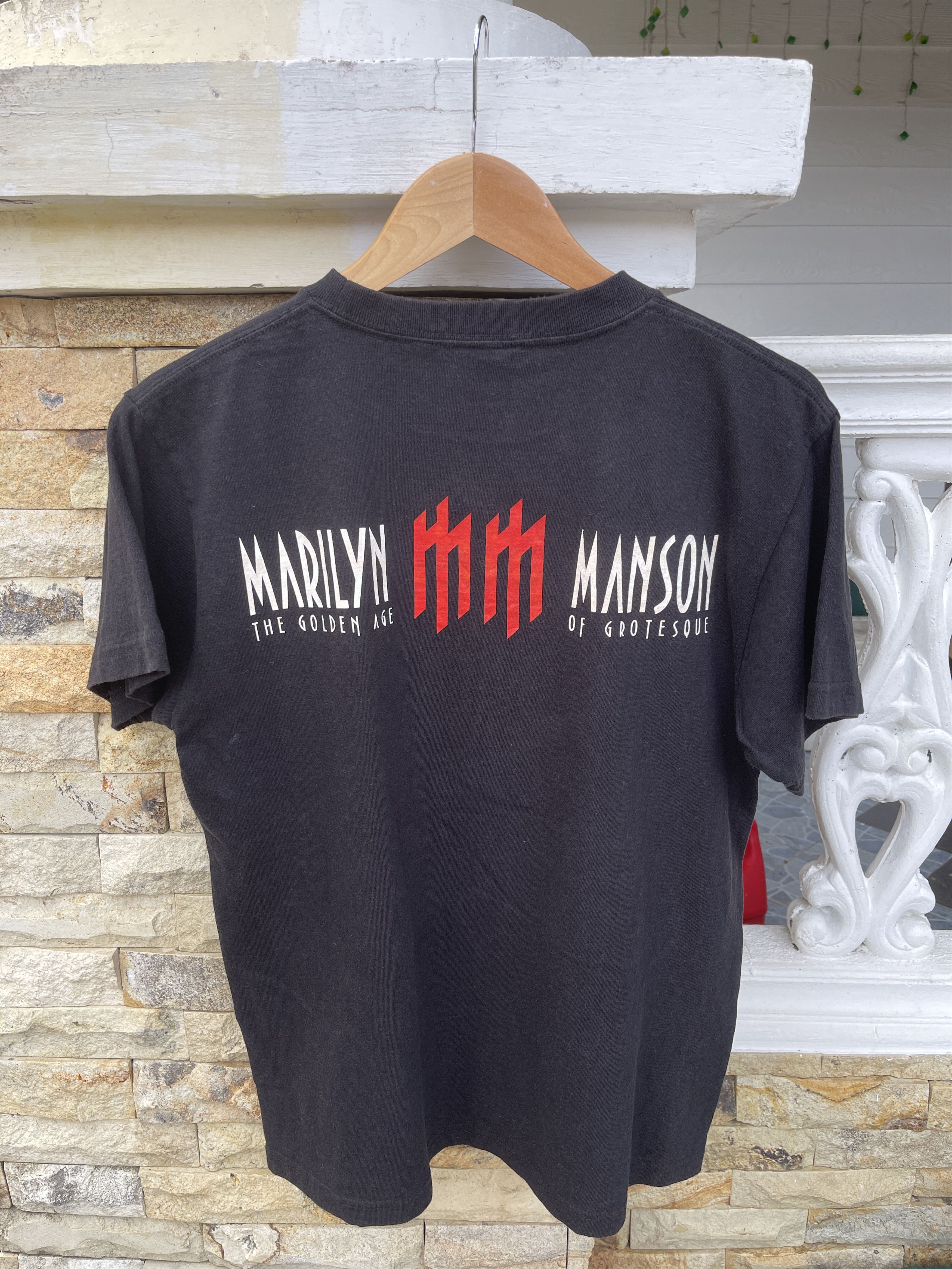 Marilyn Manson Last Drop🔥Rare🔥Vintage Marilyn Manson Band T-Shir Size US M / EU 48-50 / 2 - 4 Thumbnail