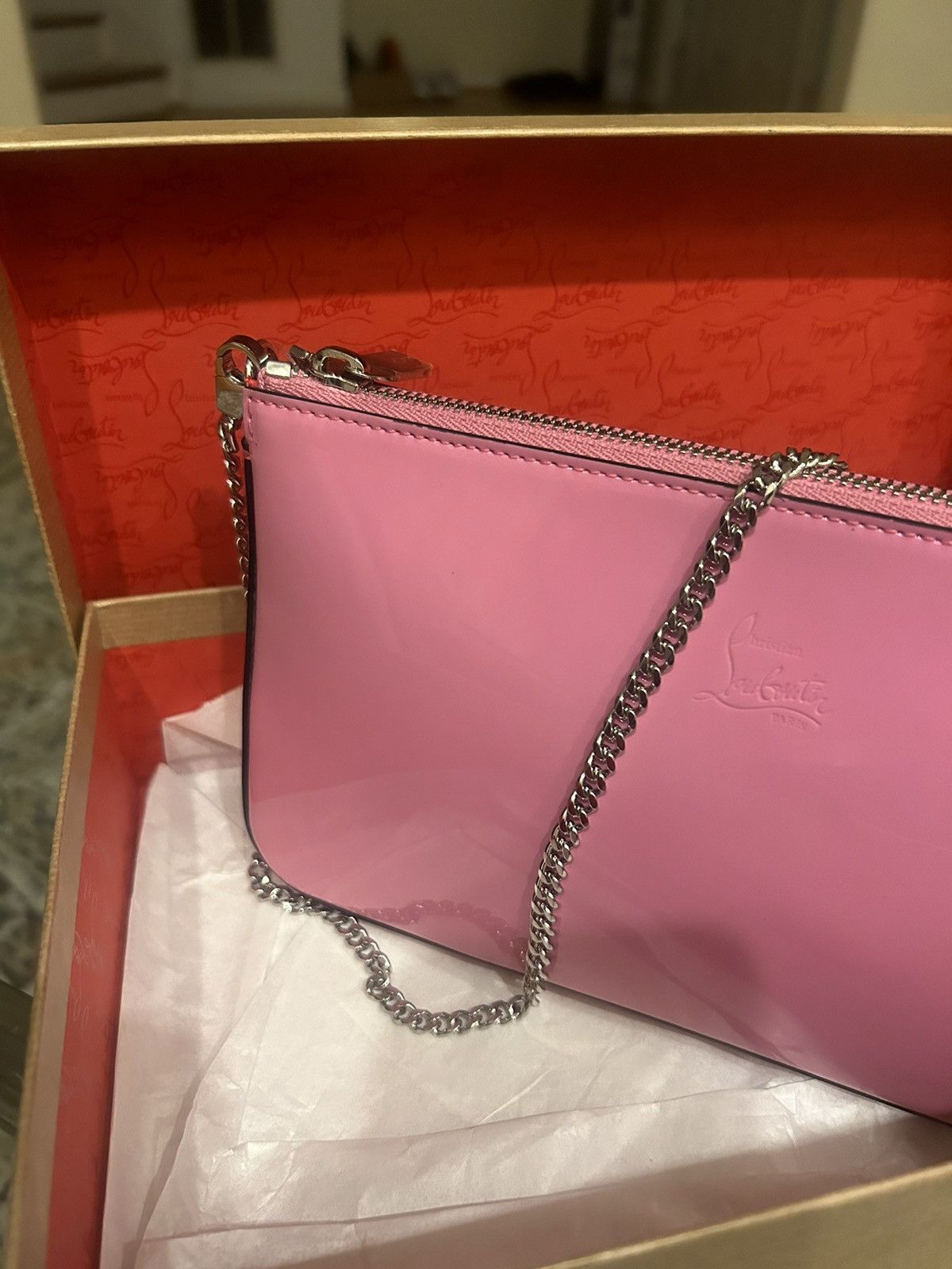 Christian Louboutin Christian Louboutin Loubila Pouch GUMMY/GUMMY w/Box & Tags Size ONE SIZE - 5 Thumbnail