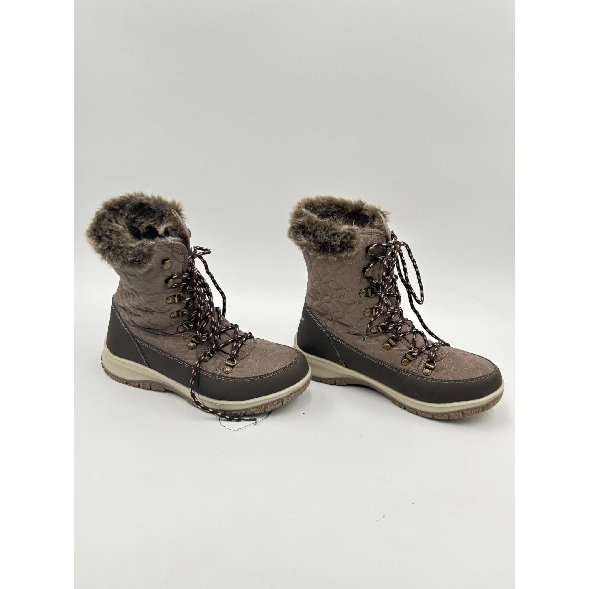 Other Chooka Belltown Mid Faux Fur Taupe Insulated Snow Boots Wome Size US 8 / IT 38 - 5 Thumbnail