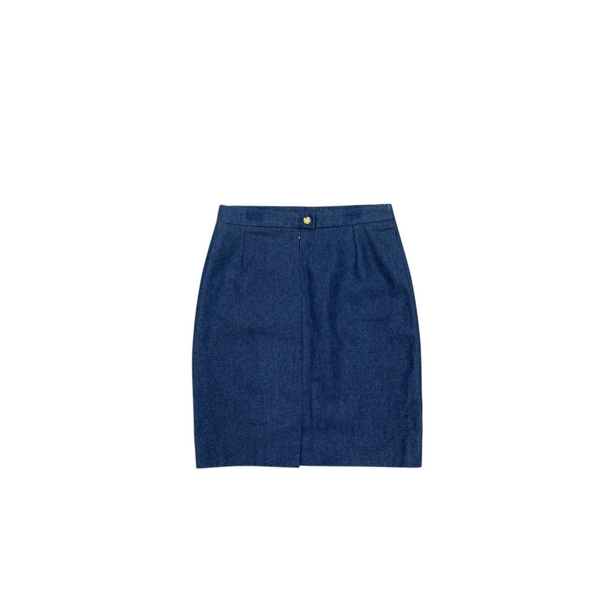 Burberry × Vintage Vintage Burberry Women Denim Skirt Size 40 Made in France Size 28" / US 6 / IT 42 - 1 Thumbnail