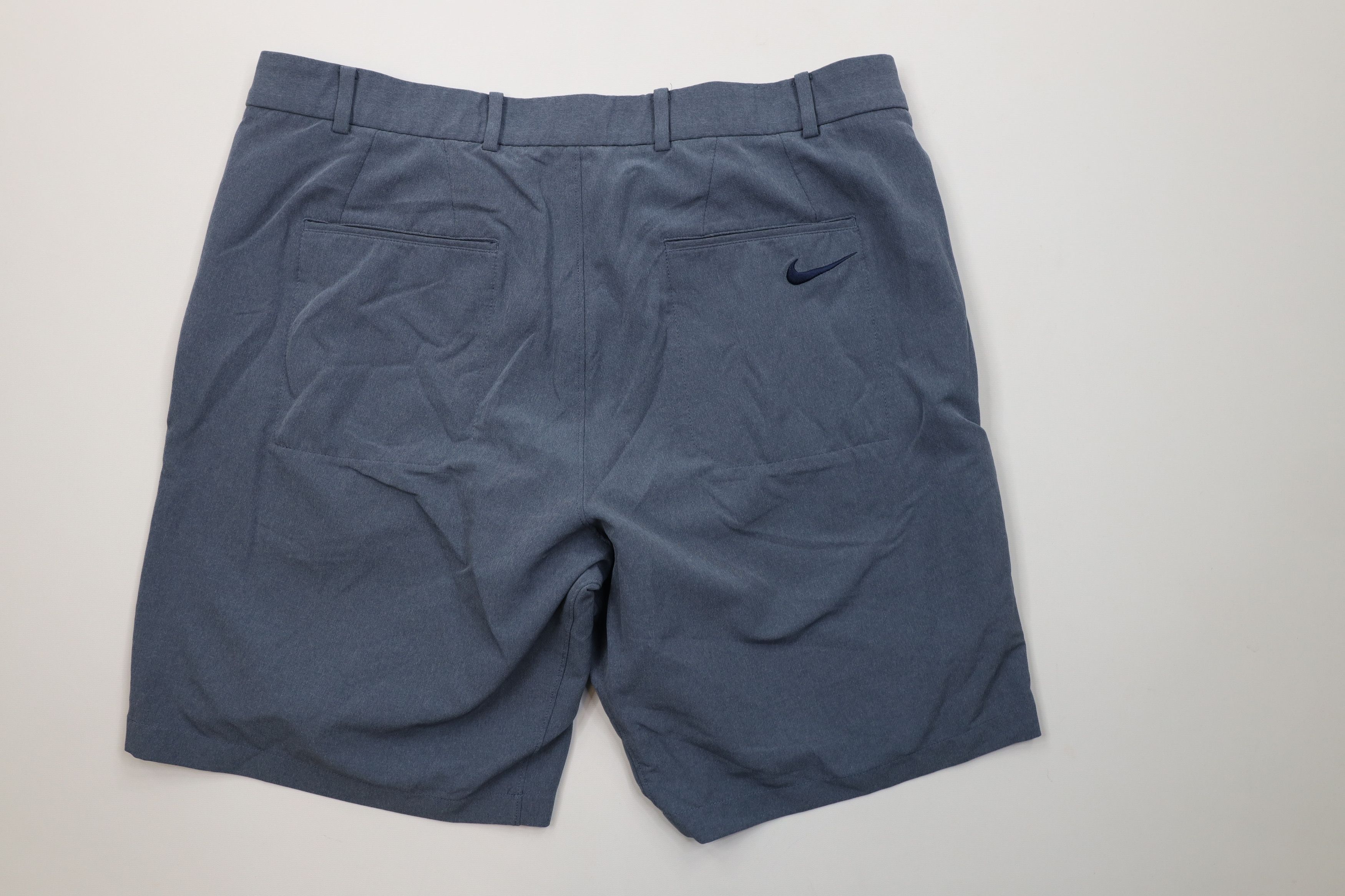 Nike Nike Golf Chambray Stretch Golfing Chino Shorts Blue Size US 38 / EU 54 - 7 Thumbnail