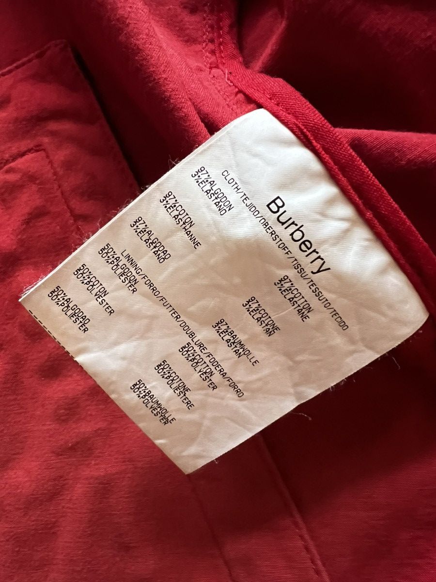 Burberry × Vintage Burberry London Check collared red jacket Size M / US 6-8 / IT 42-44 - 10 Thumbnail