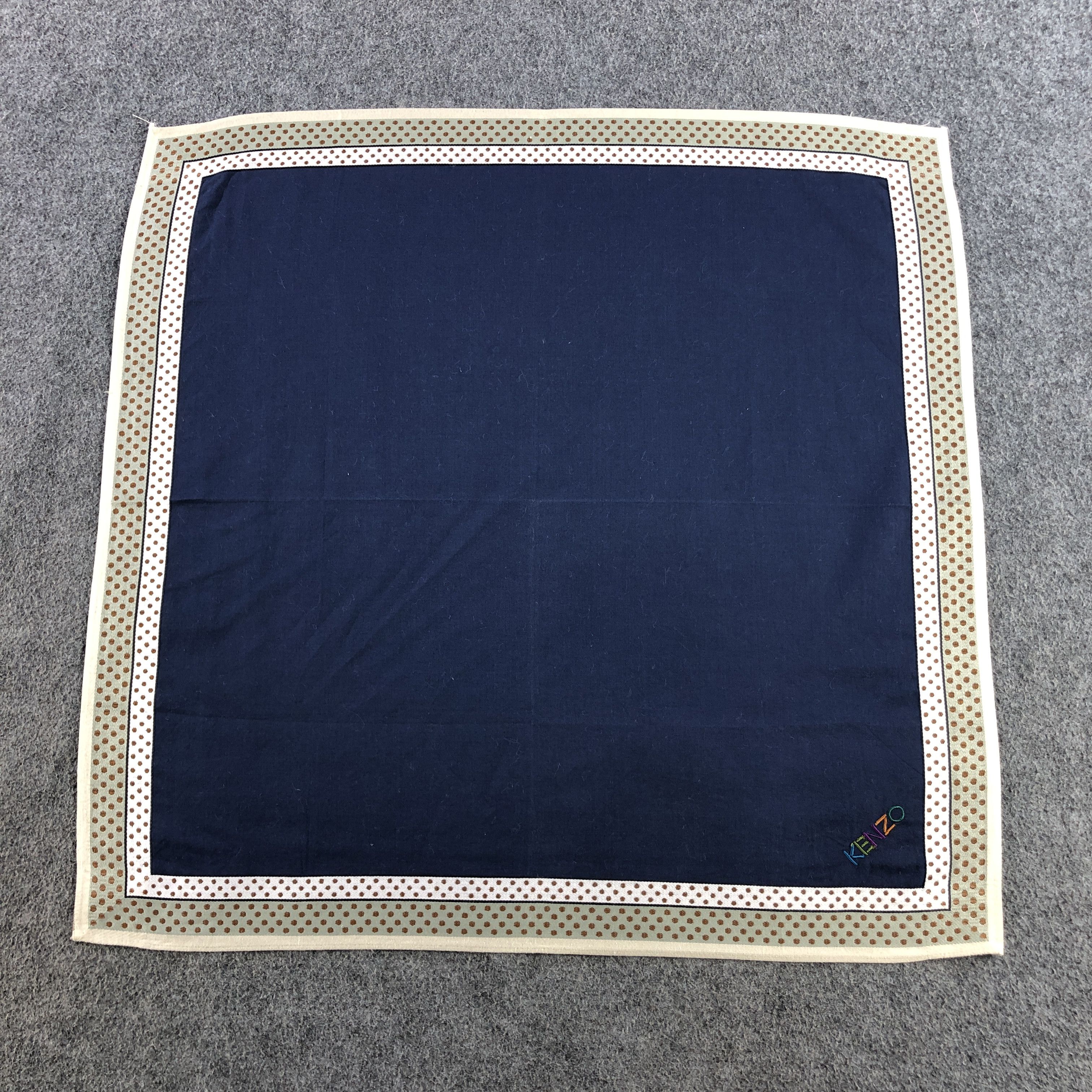 Kenzo × Vintage Kenzo Handkerchief Neckerchief Bandana H2444 Size ONE SIZE - 2 Thumbnail