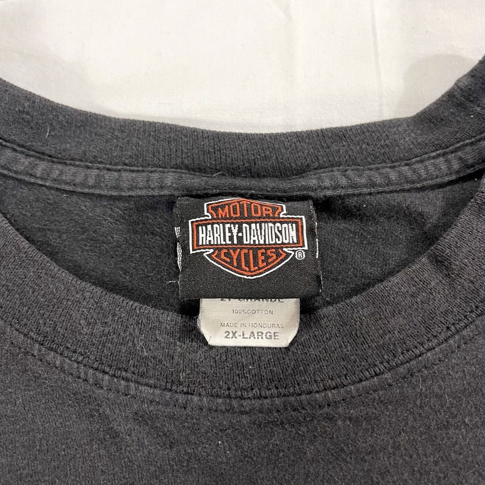 Harley Davidson Harley-Davidson Men's 2XL T-Shirt Buckminns D&D Xenia Ohio Joker Graphic Shirt Adult Black 90s Mens Size US XXL / EU 58 / 5 - 7 Thumbnail