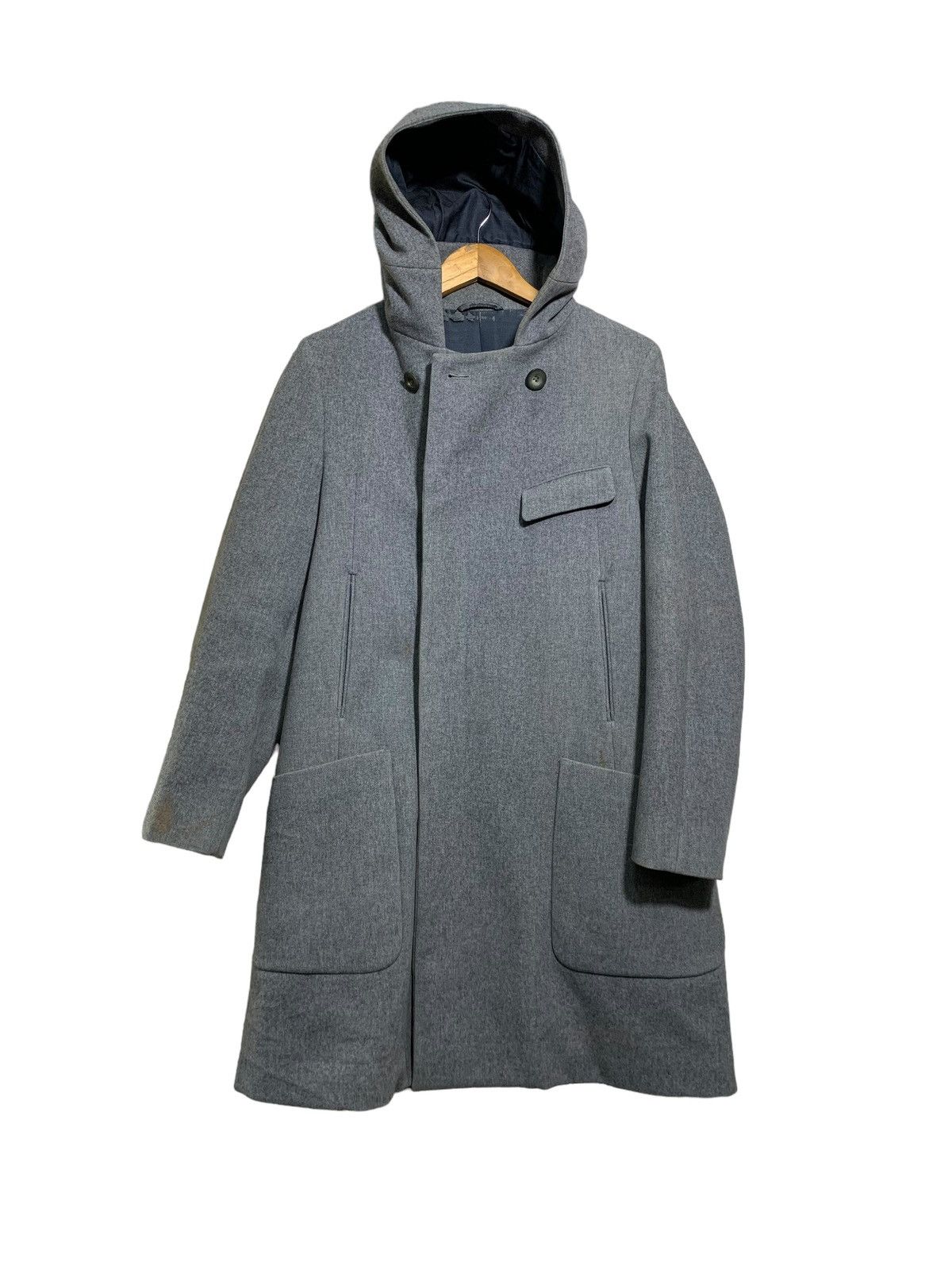 Jil Sander 🔥VTG JIL SANDER ITALY GREY HOODIE JACKETS Size US M / EU 48-50 / 2 - 2 Thumbnail