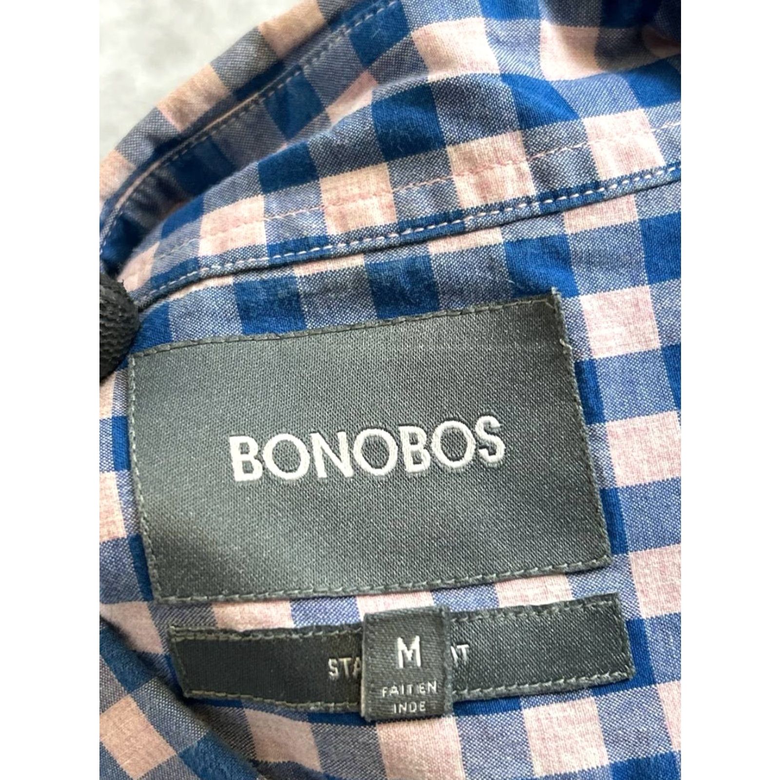 Bonobos Bonobos Shirt Mens M Blue Cotton Button Up Size US M / EU 48-50 / 2 - 3 Thumbnail