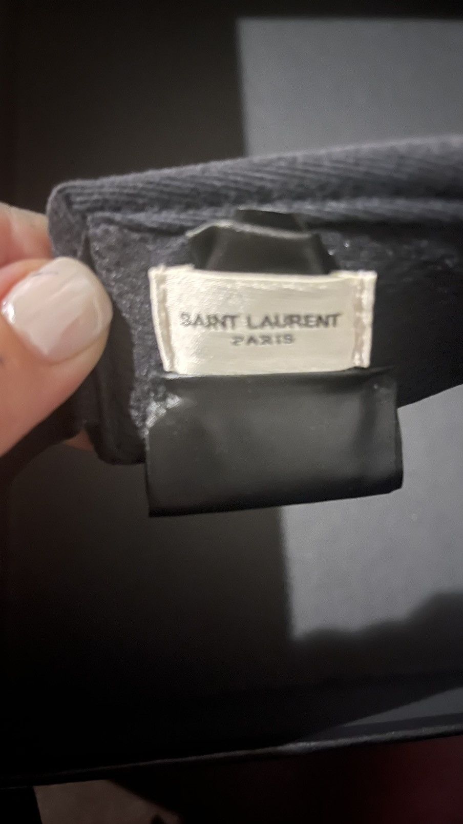 Yves Saint Laurent YSL black cotton visor hat Size ONE SIZE - 6 Thumbnail