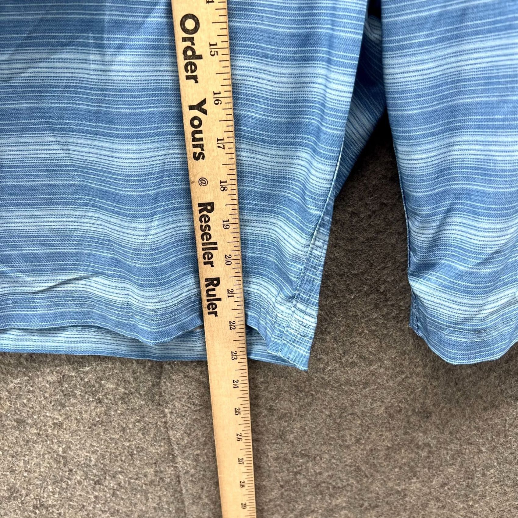 Quiksilver Quiksilver Shorts Mens 38 Blue Stripes Chino Flat Front Amphibians Golf Pattern Striped Pockets Button Front Casual, Travel, Business Mens 38 Blue Size US 38 / EU 54 - 6 Thumbnail
