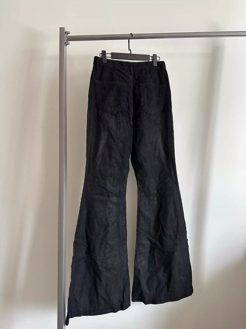 Rick Owens Rick Owens Glossy coated corduroy wash Bolan flared pants Size US 30 / EU 46 - 2 Thumbnail
