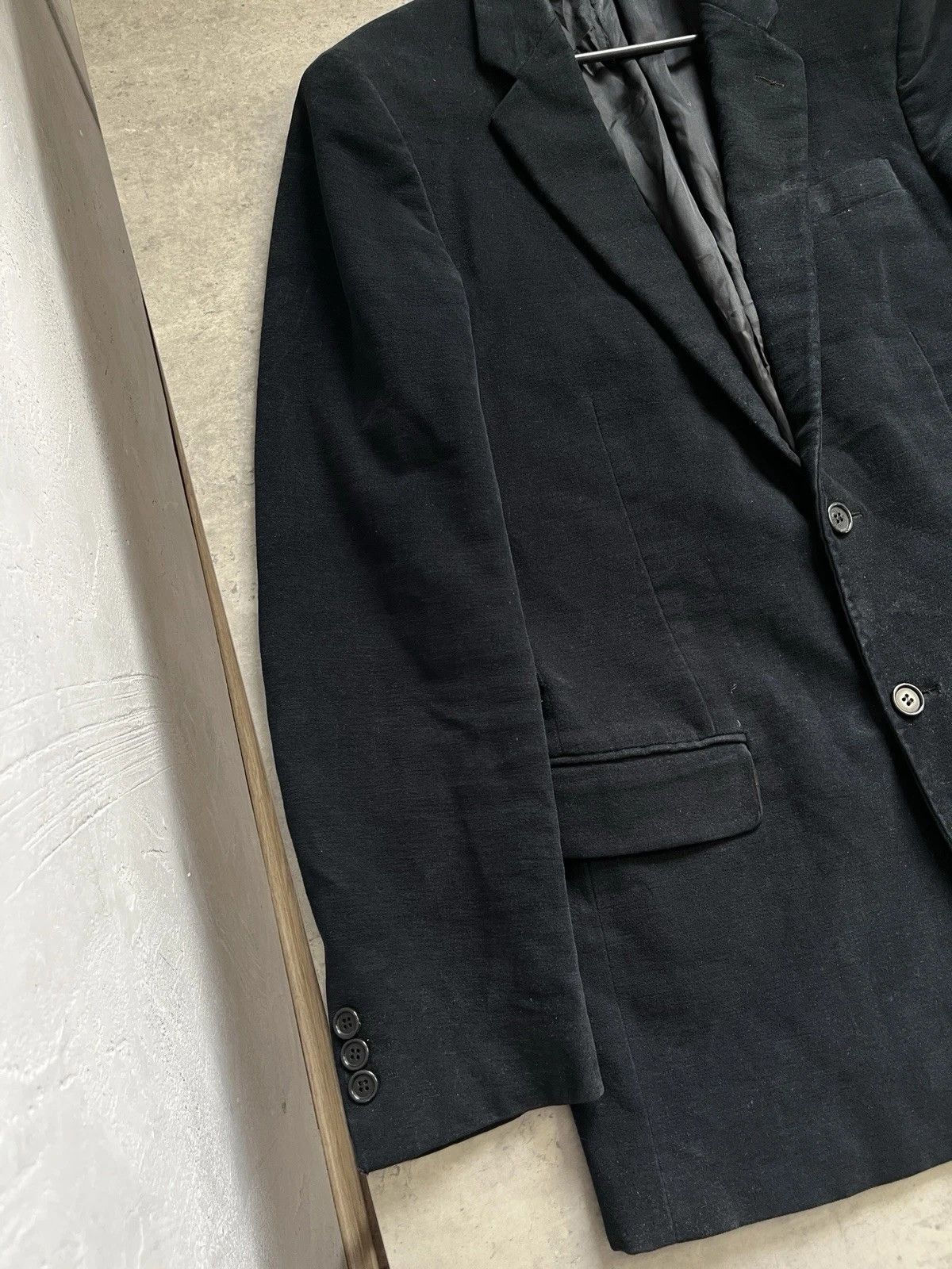 Helmut Lang Archive Helmut Lang Black Velour Blazer Size US M / EU 48-50 / 2 - 3 Thumbnail