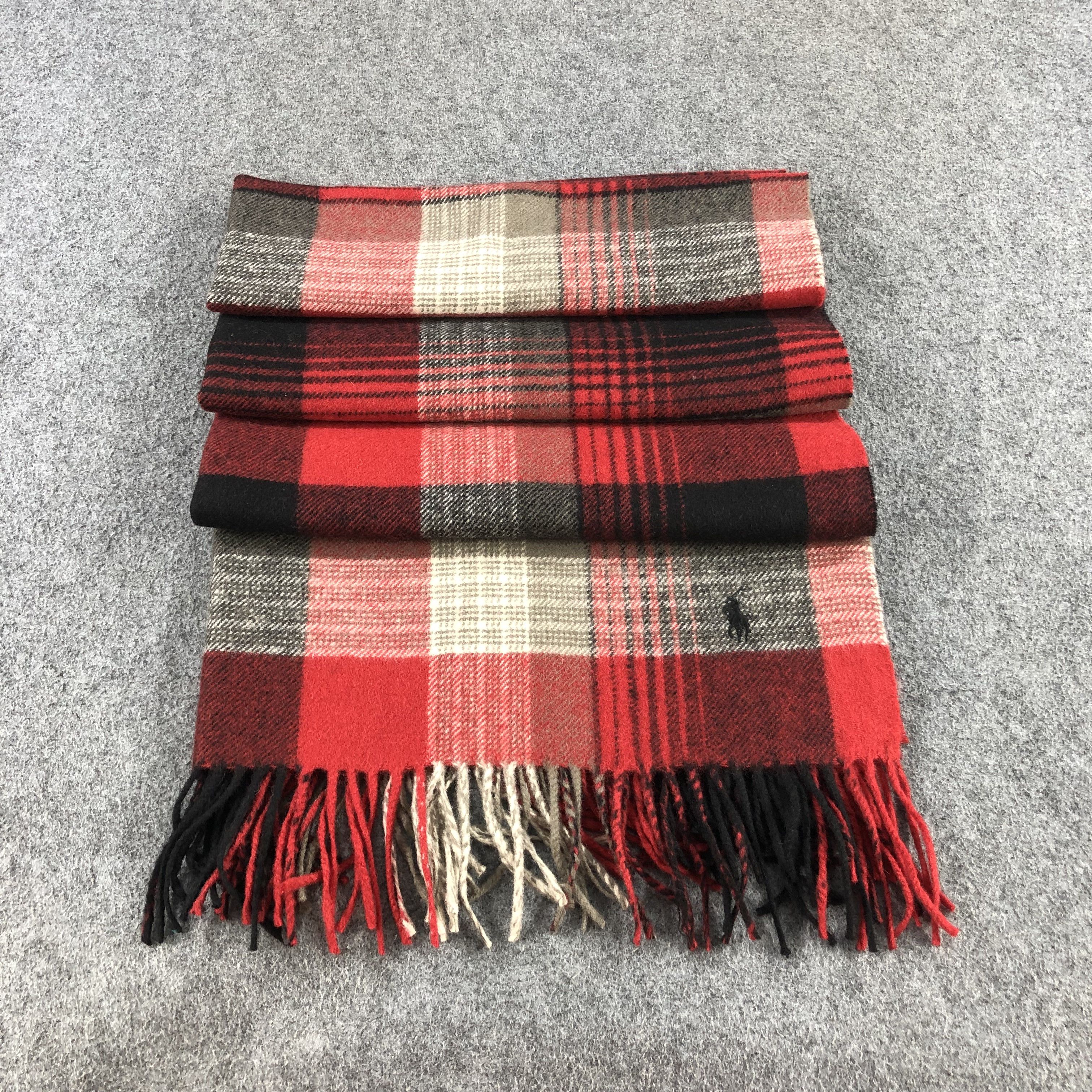 Ralph Lauren Ralph Lauren Tartan Scarf Muffler Wool V988 Size ONE SIZE - 2 Thumbnail