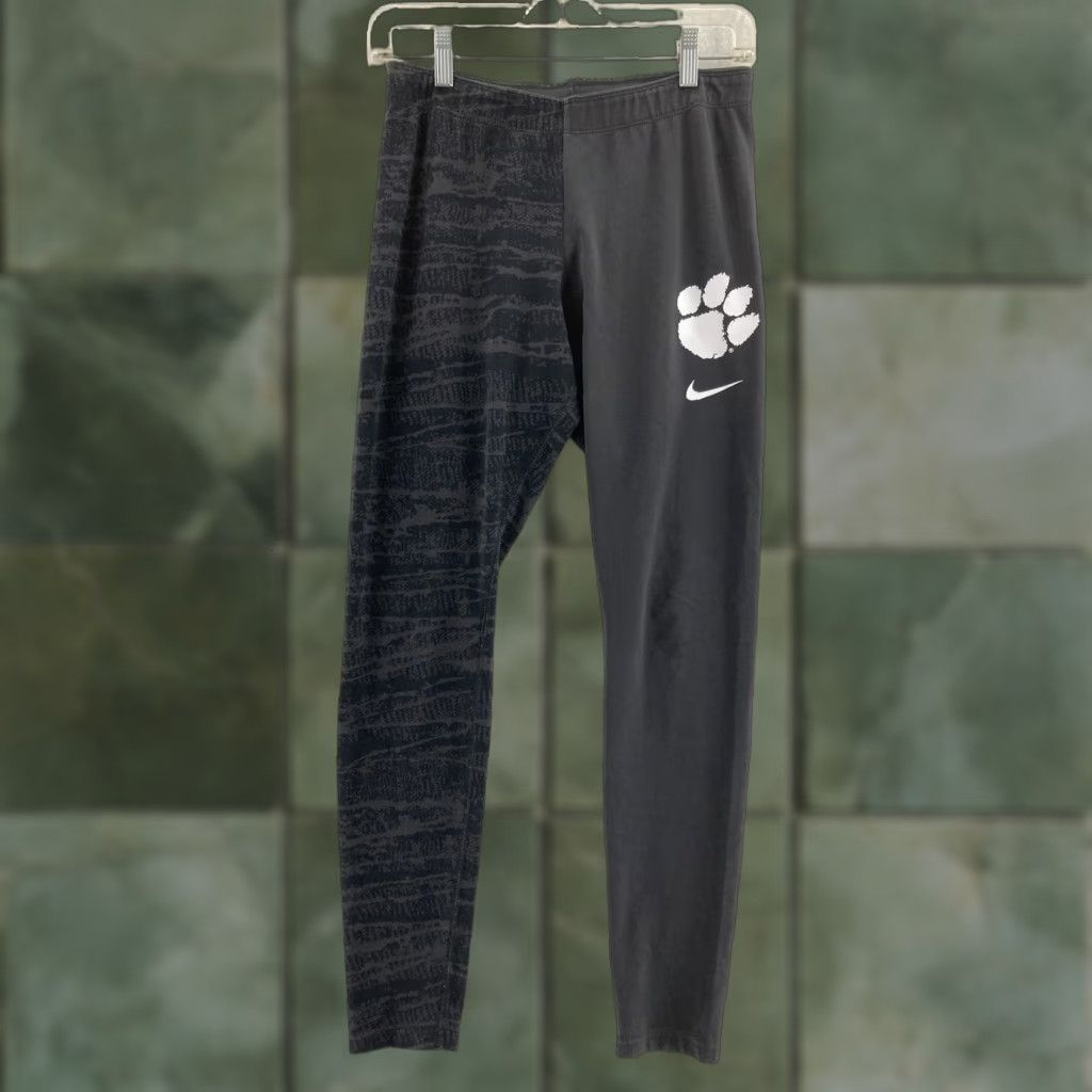 Nike Nike Clemson Tigers Yoga Pants Womens Medium Charcoal Size 32" / US 10 / IT 46 - 1 Thumbnail